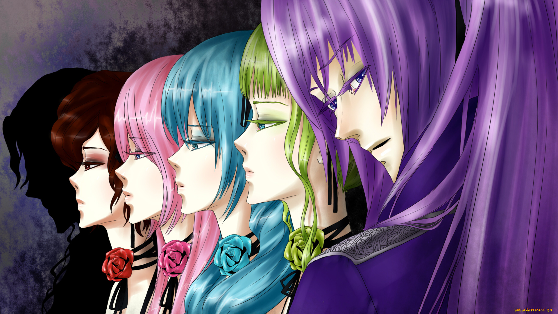 аниме, vocaloid, парни