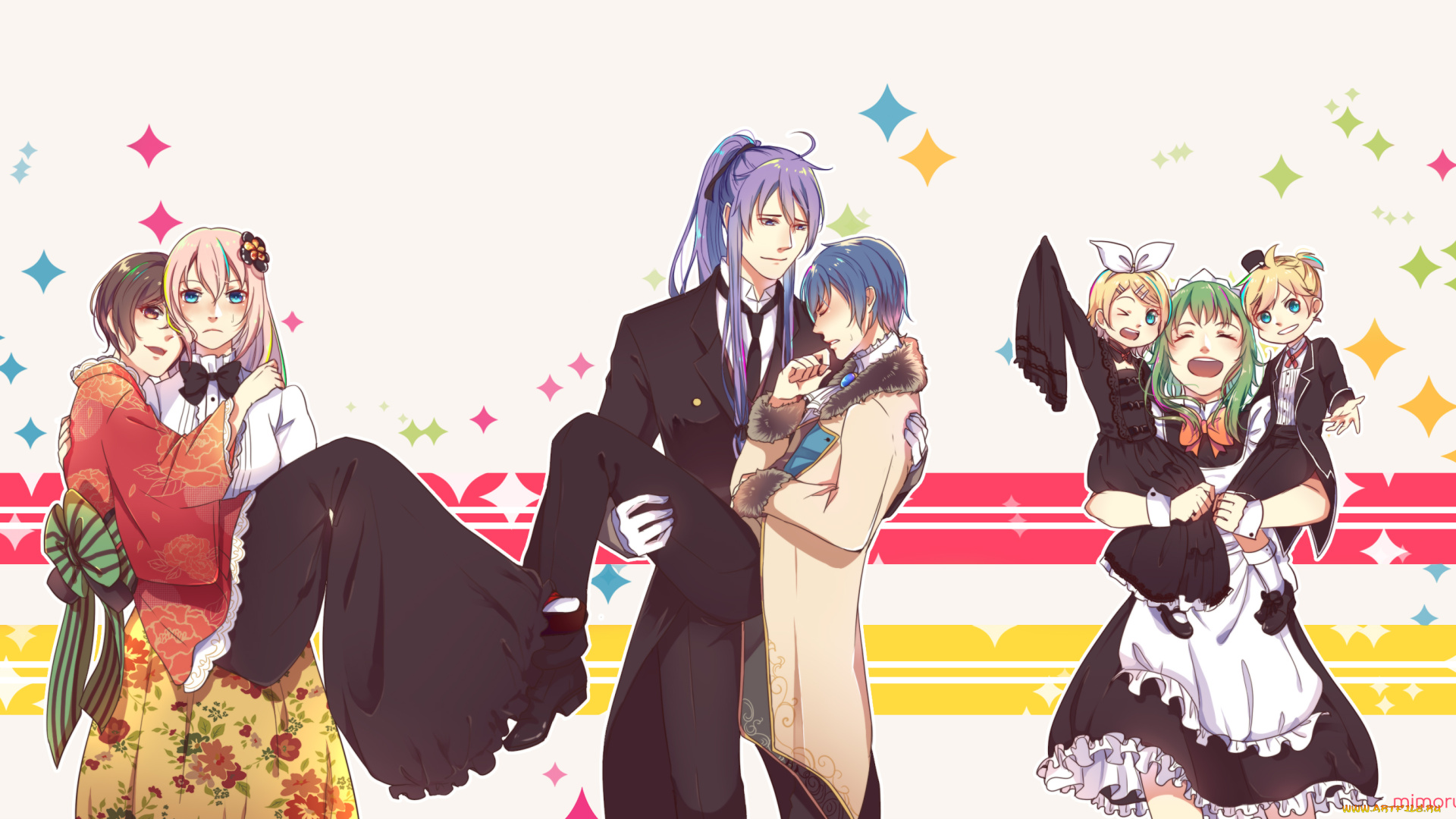 аниме, vocaloid, парочки