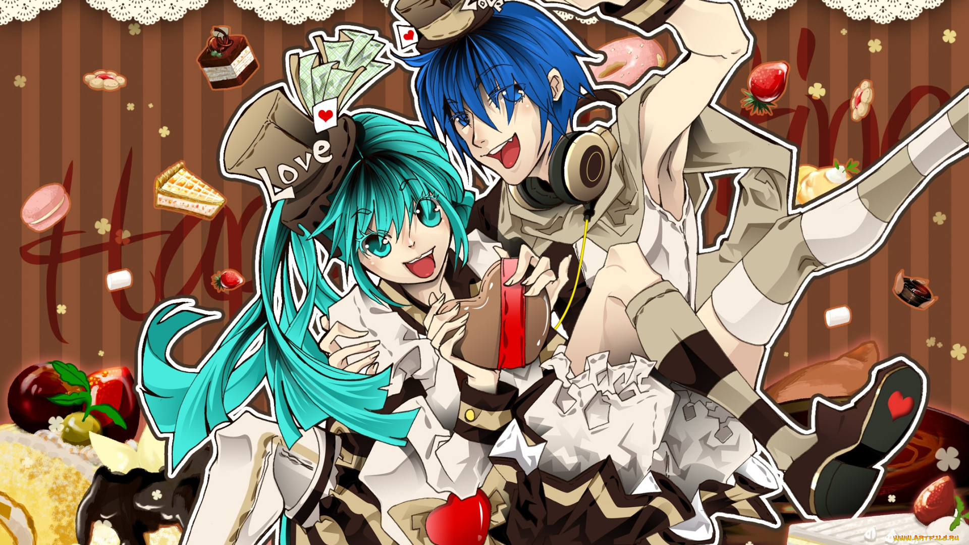 аниме, vocaloid, персонажи