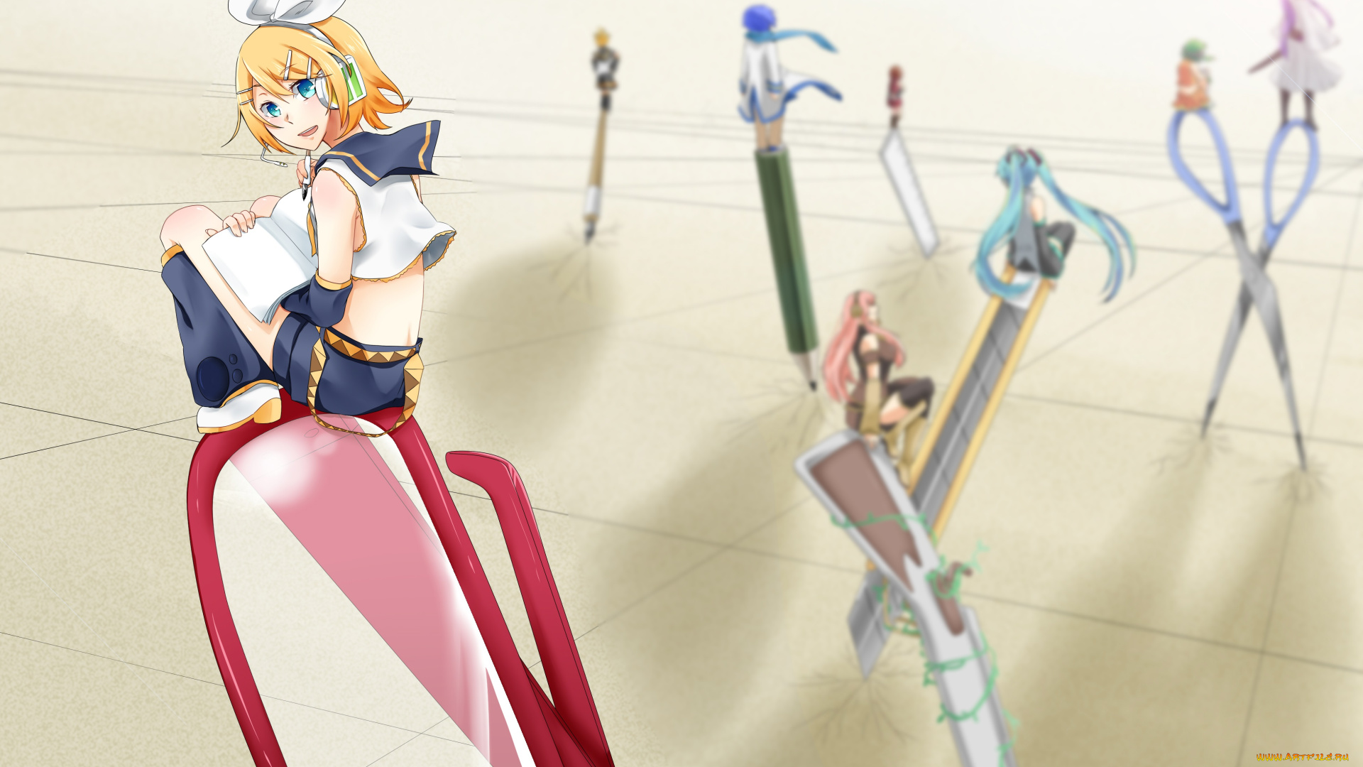 аниме, vocaloid, персонажи