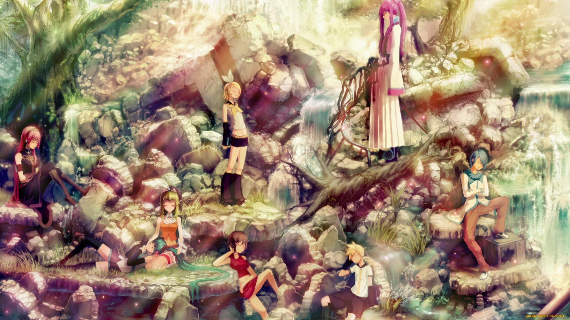 аниме, vocaloid, персонажи