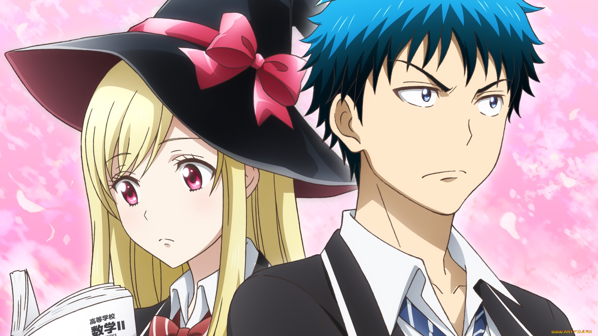 аниме, yamada-kun, to, 7-nin, no, majo, yamada, ryuu, shiraishi, urara