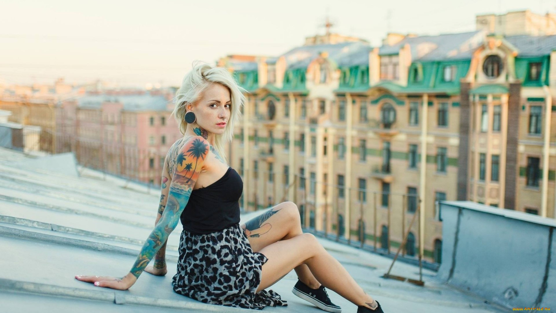 bantik, boy, девушки, модель, тело, грудь, попа, тату, татуировка, красотка, дреды