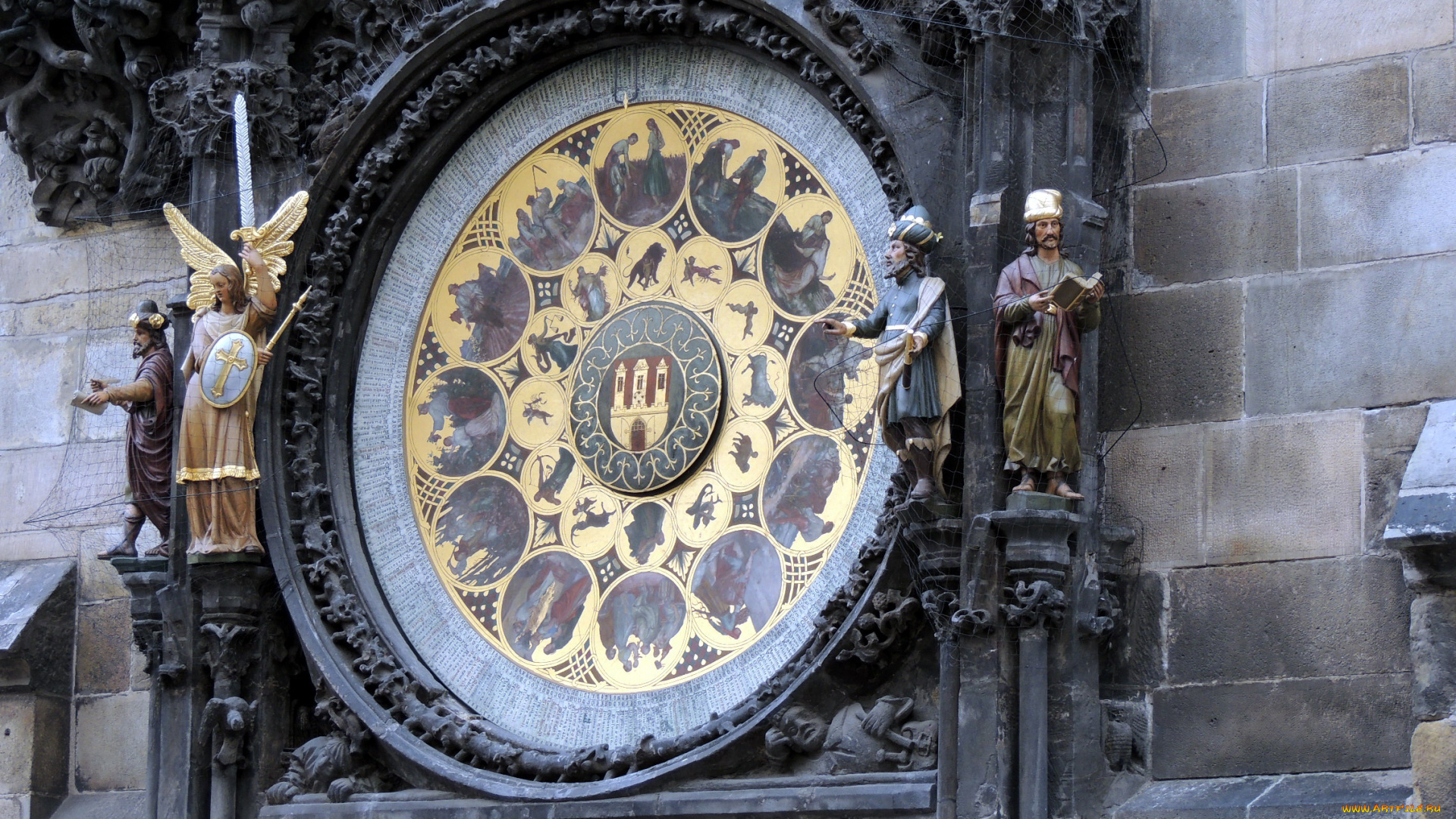 разное, элементы, архитектуры, фигурки