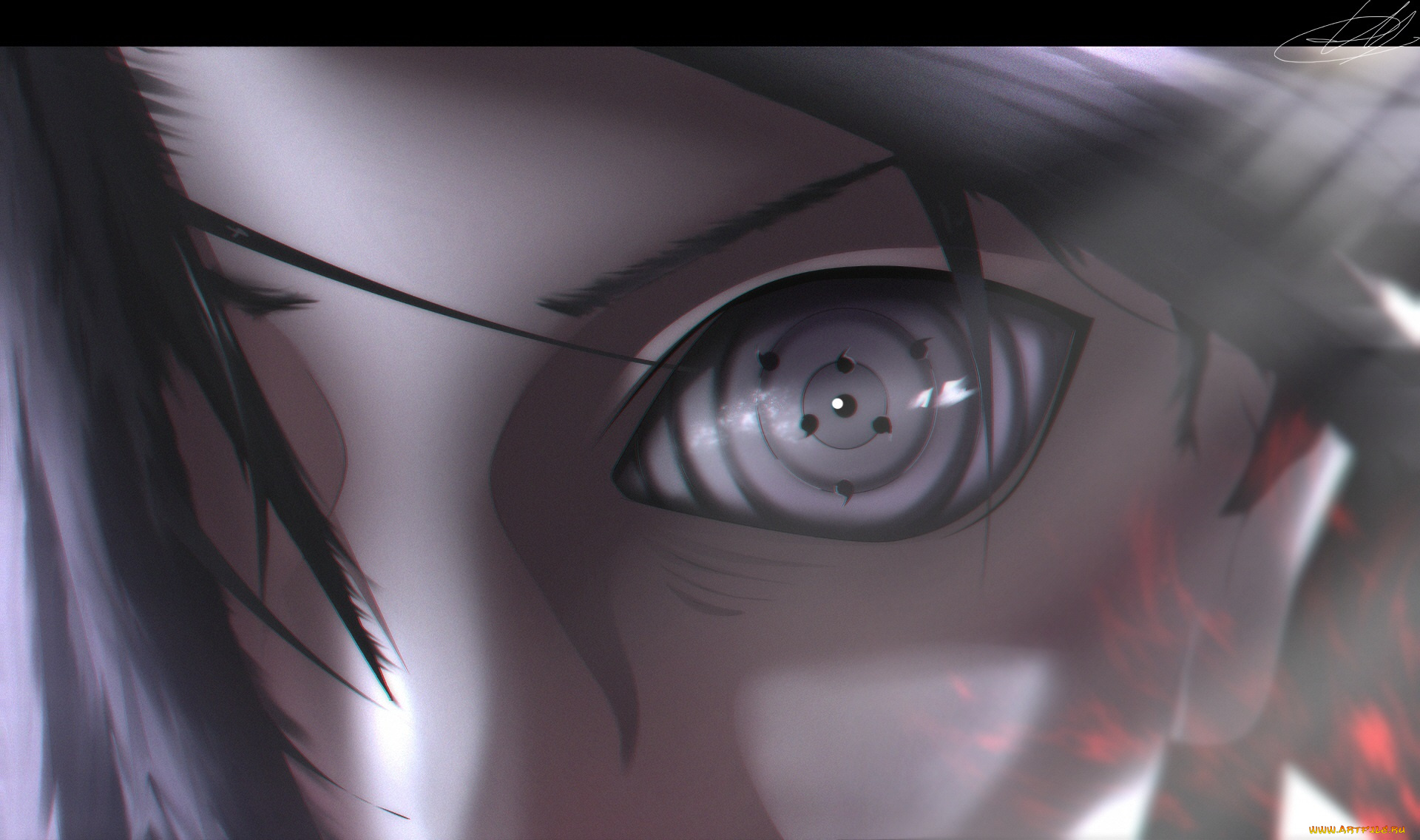 аниме, naruto, ринеган