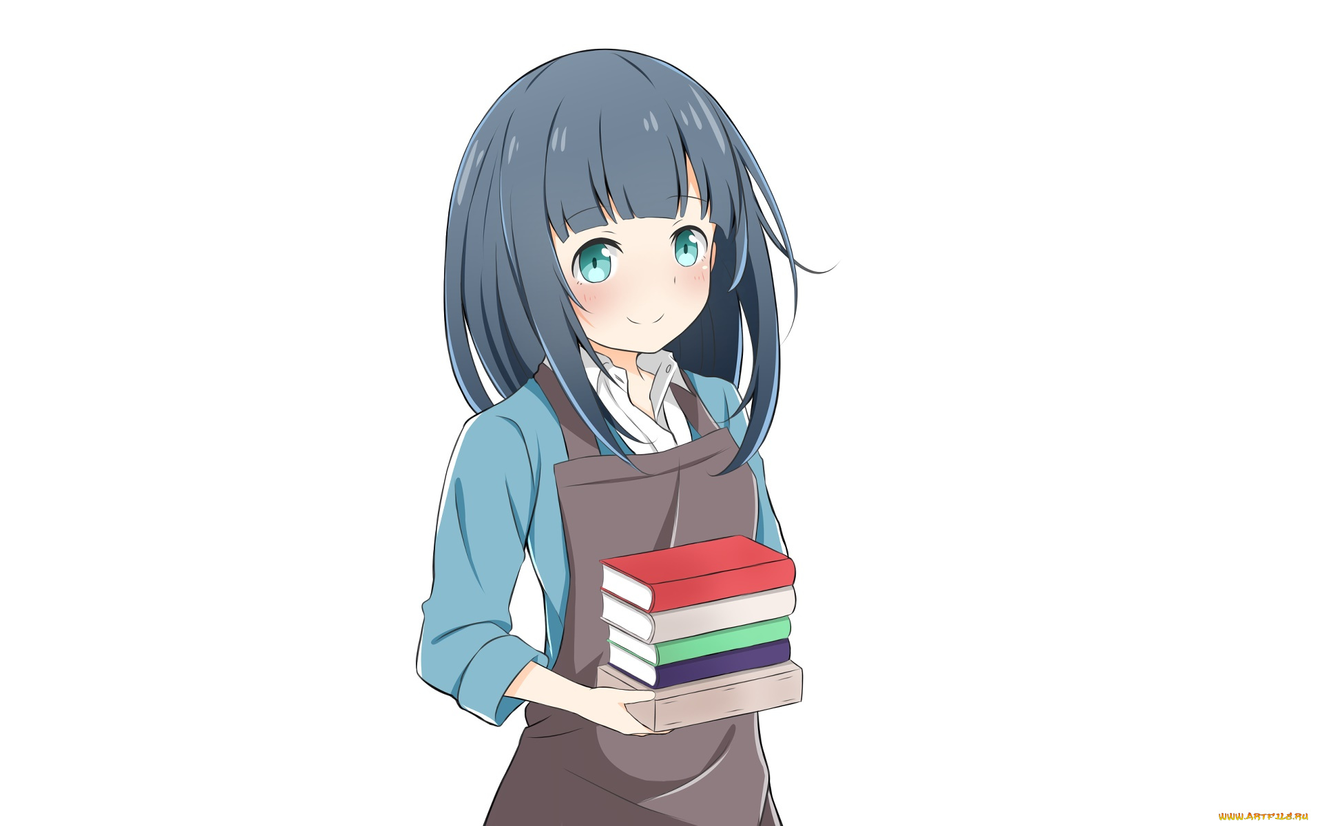 аниме, eromanga-sensei, девушка, взгляд, фон