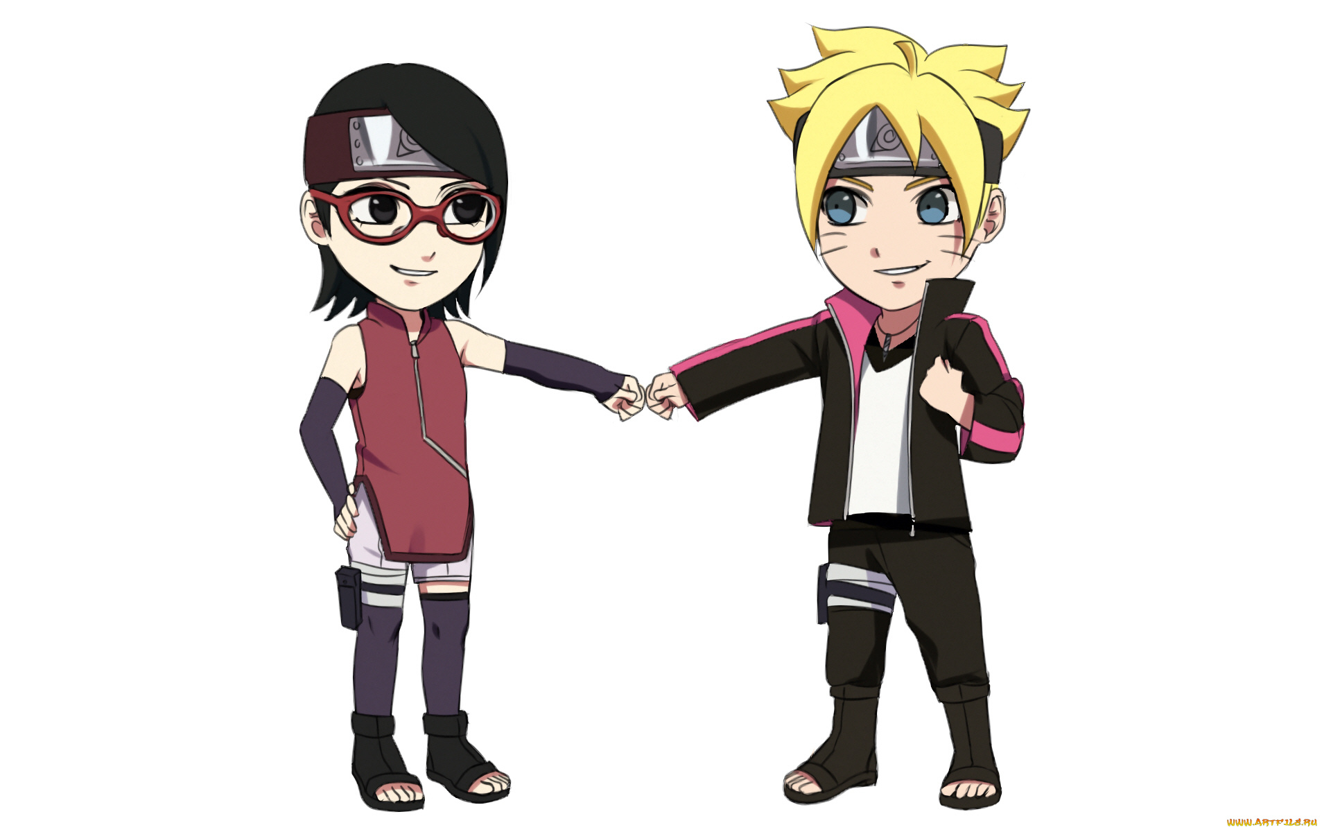 аниме, naruto, сарада, боруто