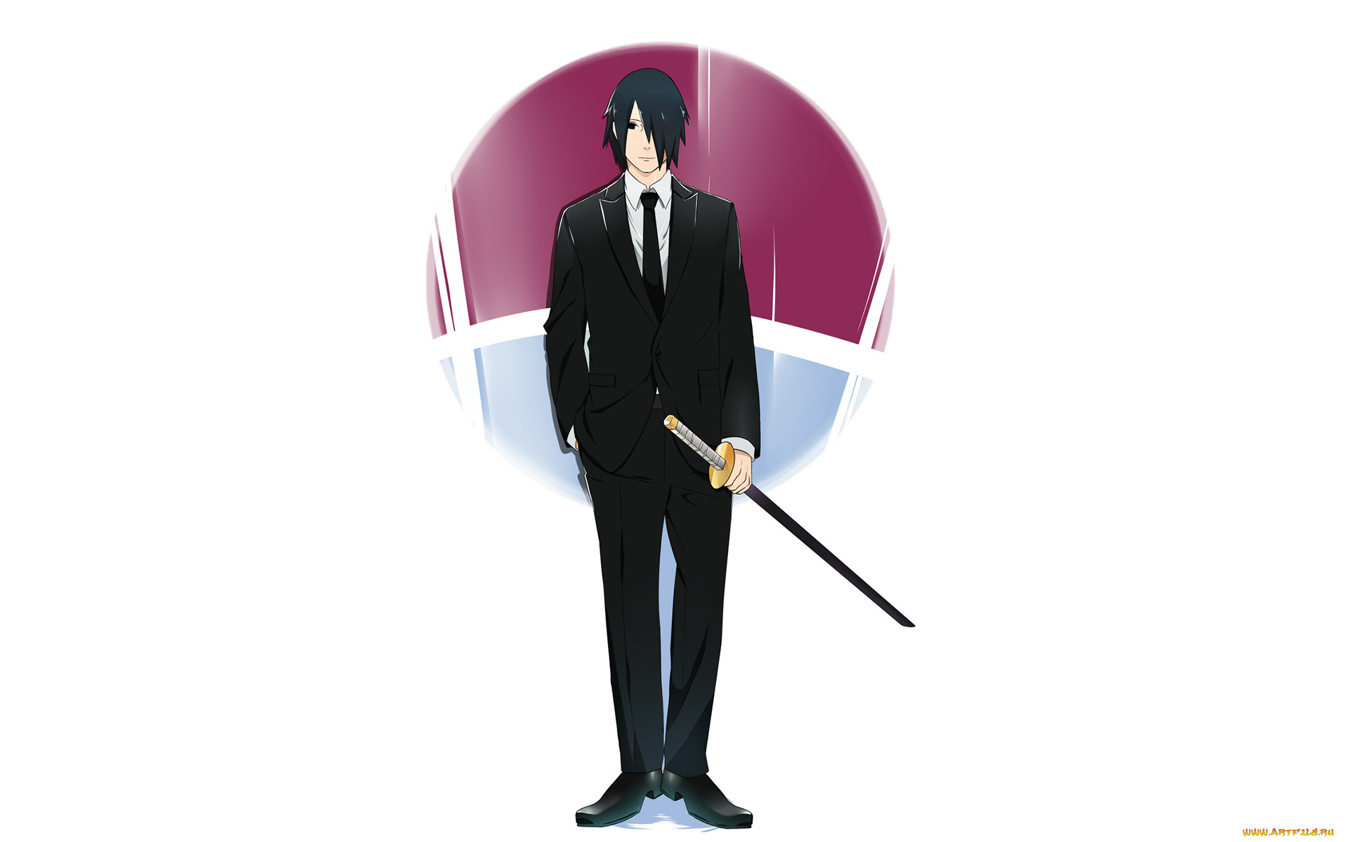 аниме, naruto, саске