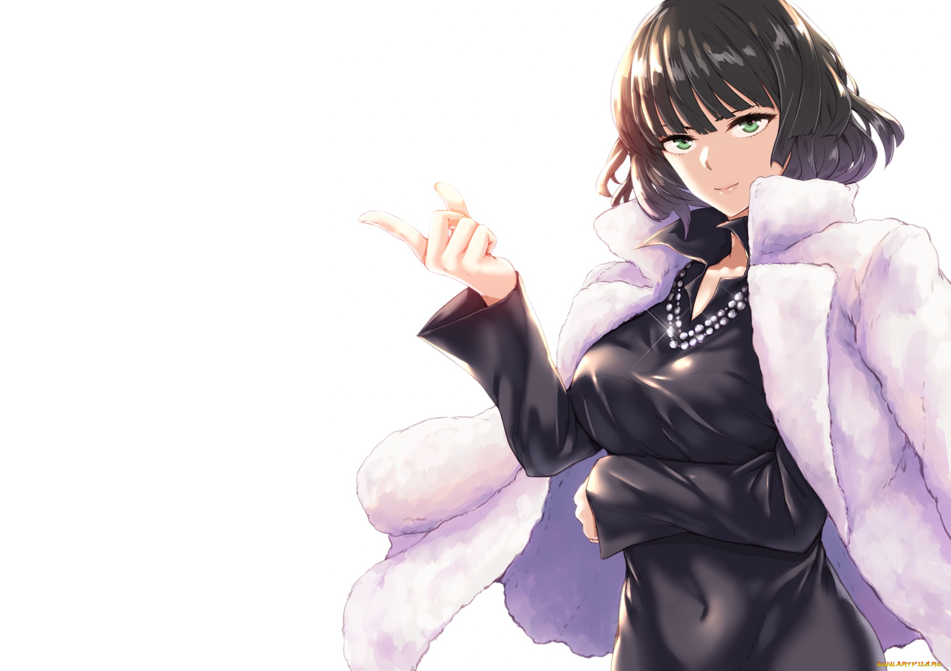 аниме, one, punch, man, девушка