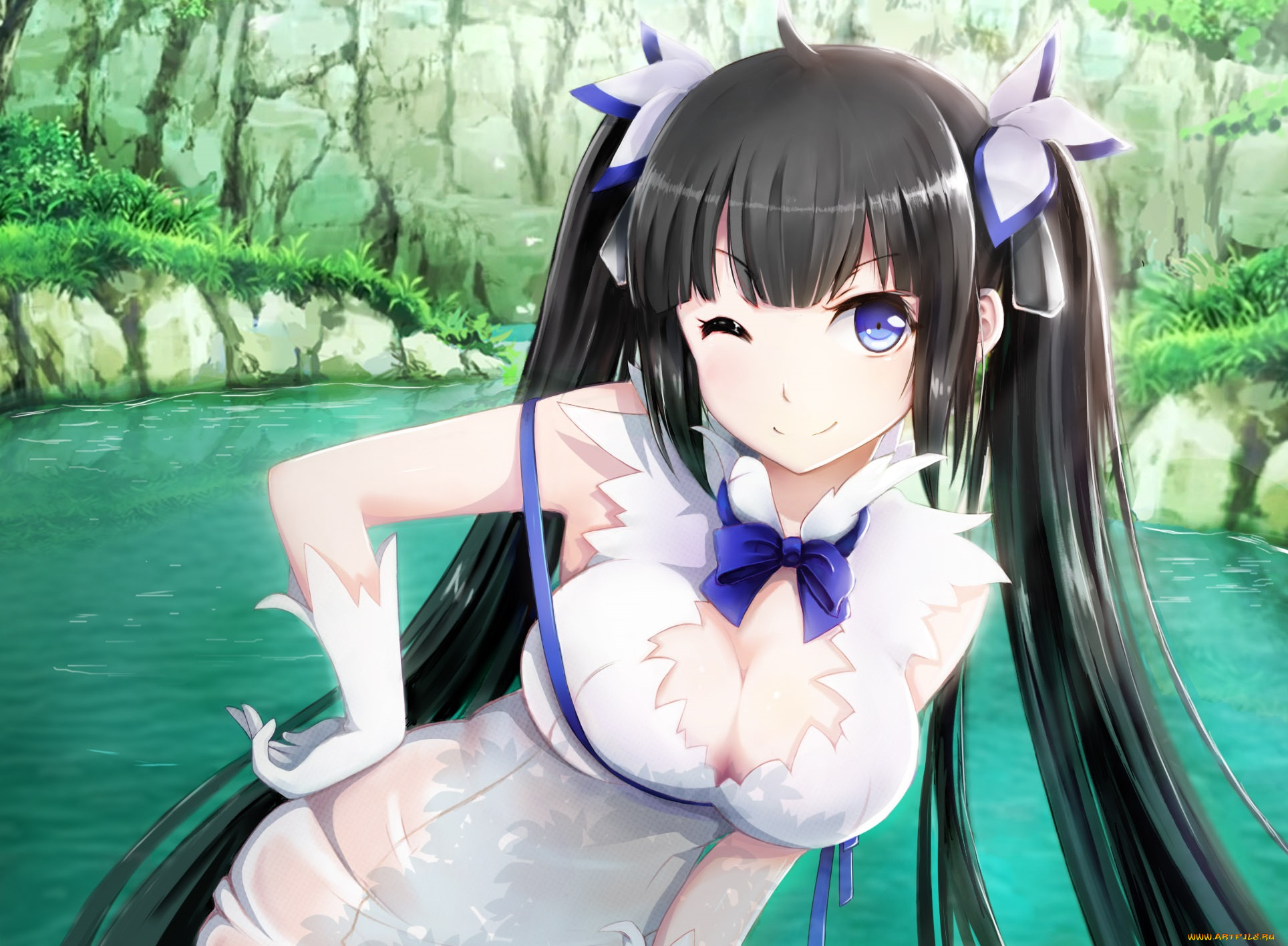 аниме, danmachi, девушка