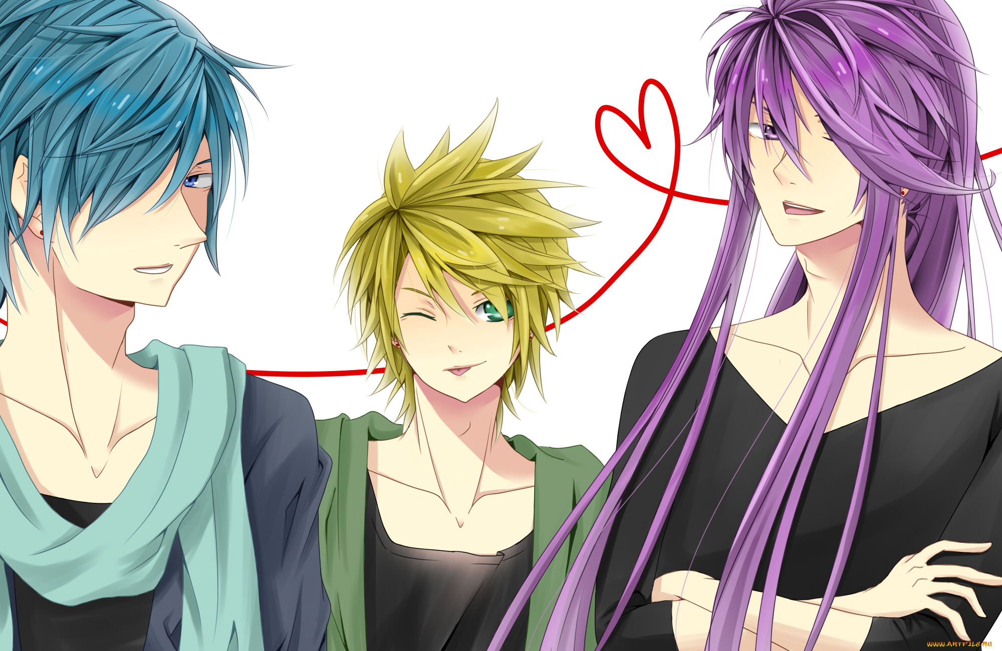 аниме, vocaloid, парни