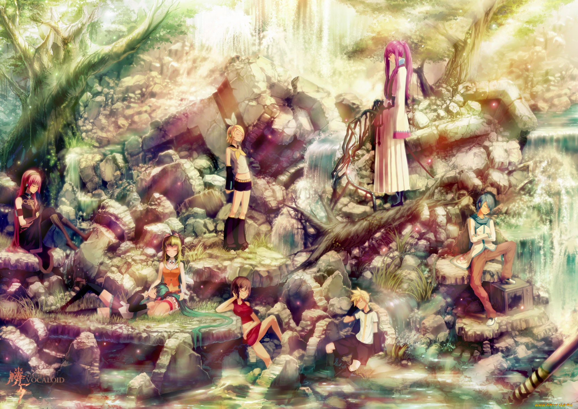 аниме, vocaloid, персонажи