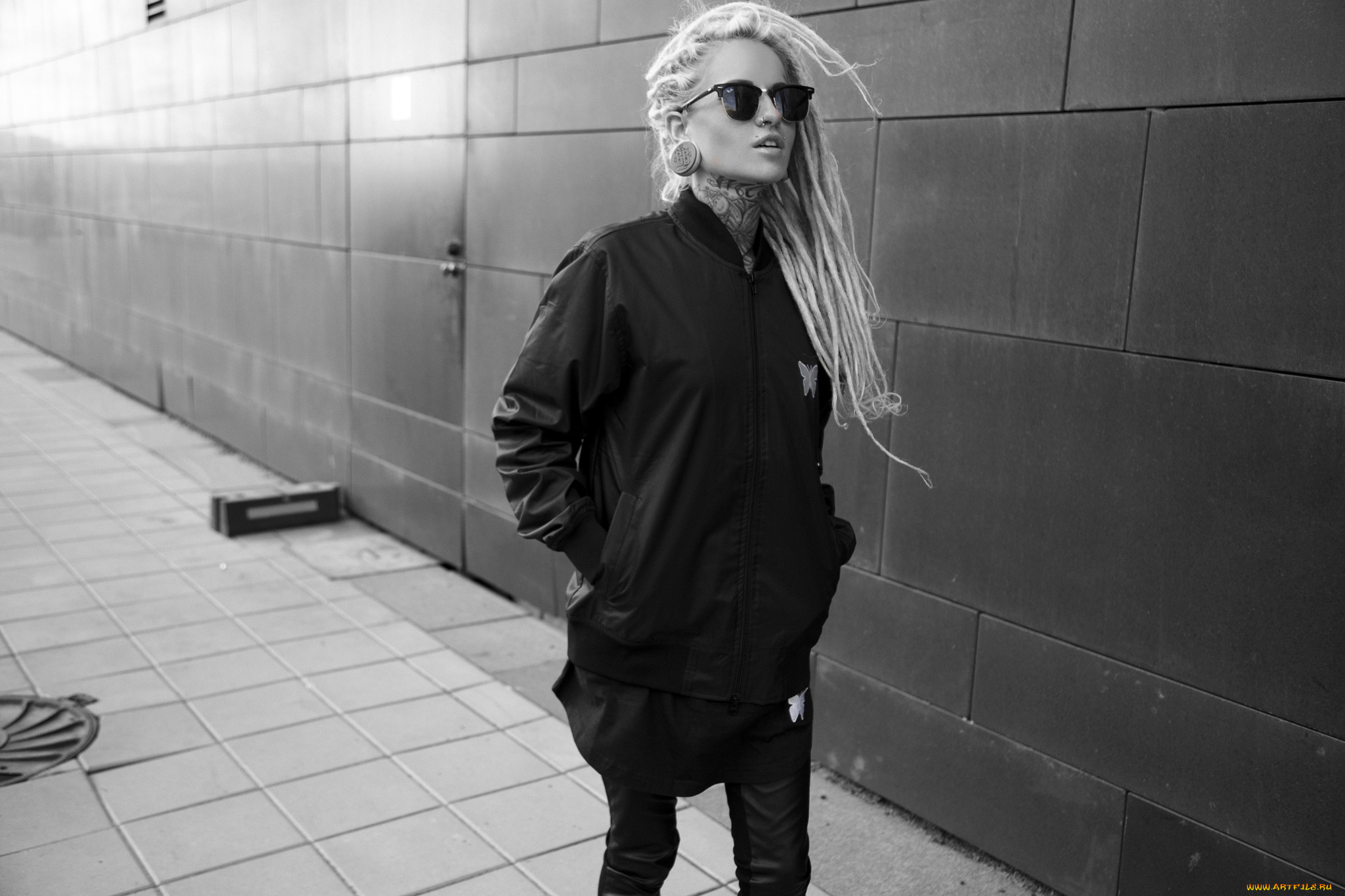 bantik, boy, девушки, тело, татуировка, красивая, тату, дреды, бельё