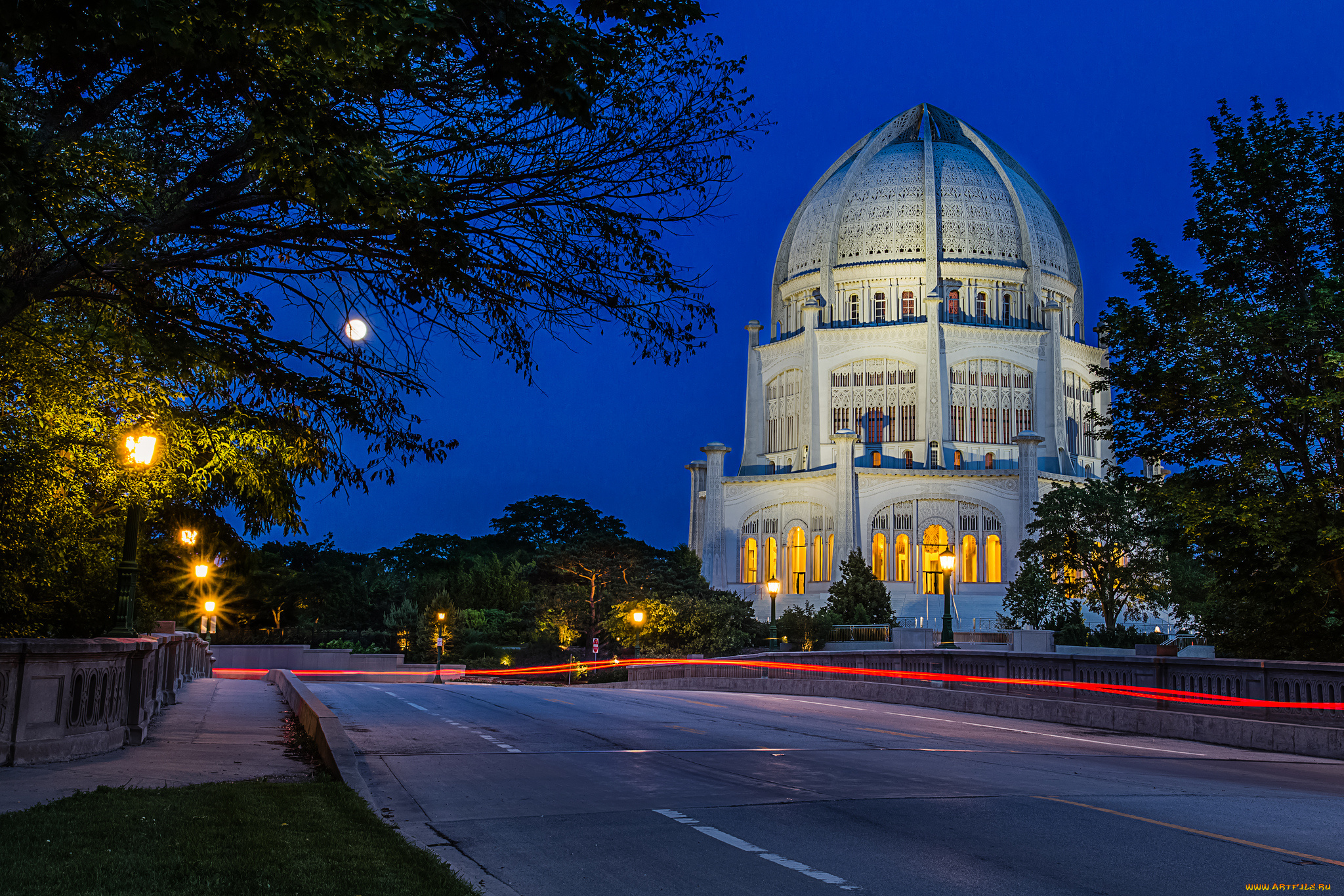 baha`i, moon, trail, города, -, буддийские, и, другие, храмы, храм