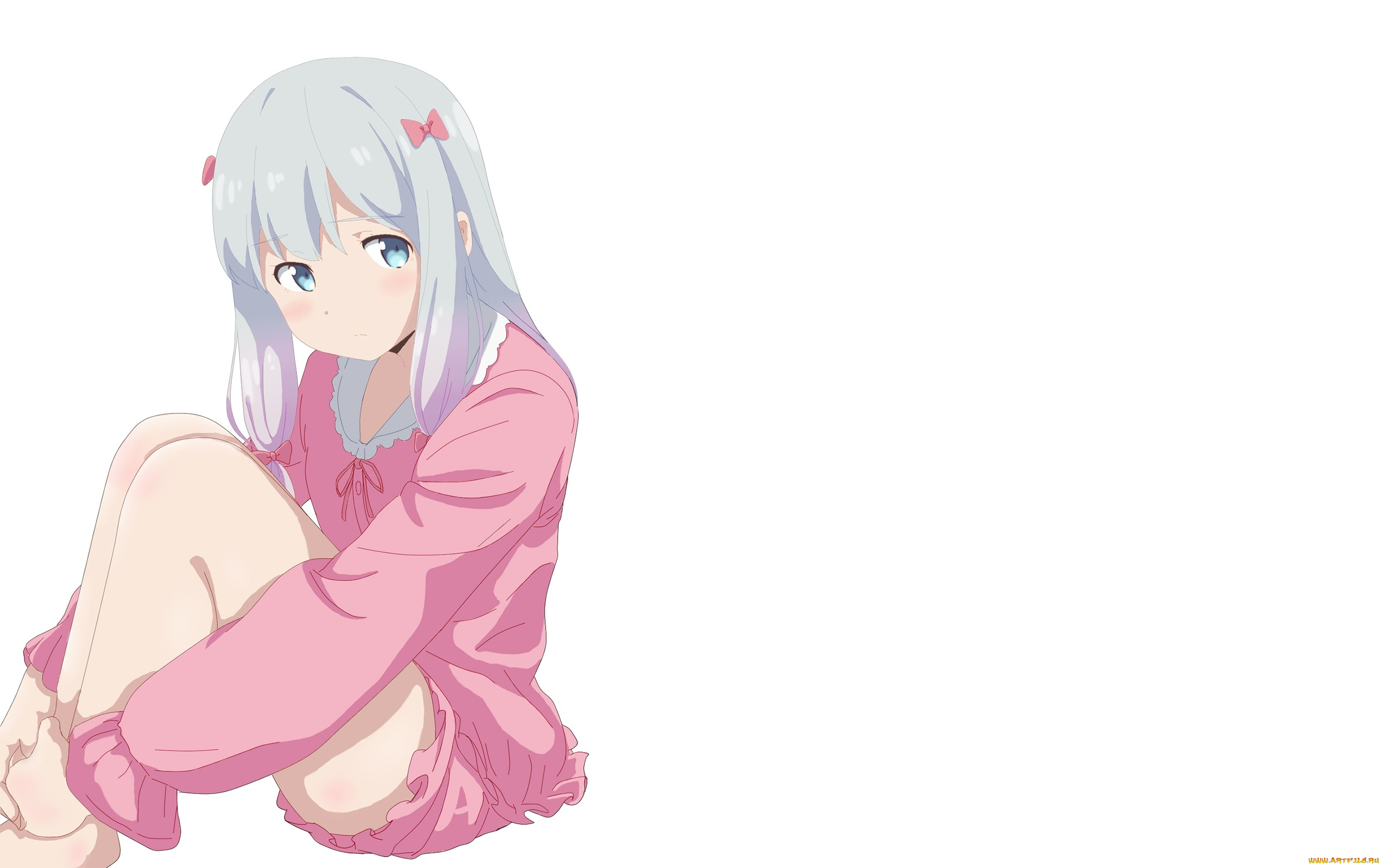 аниме, eromanga-sensei, фон, взгляд, девушка