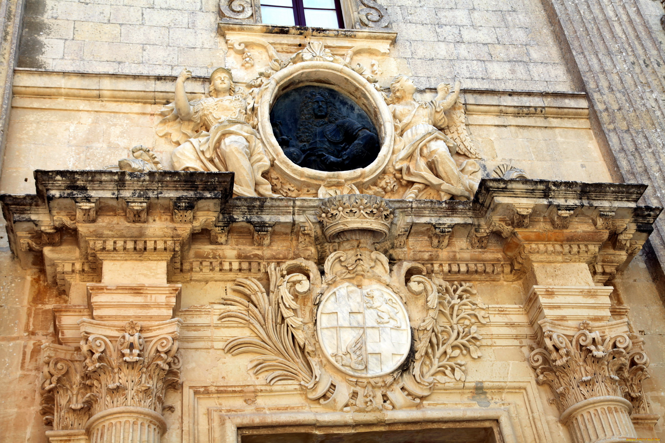 разное, элементы, архитектуры, рельефы, колонны