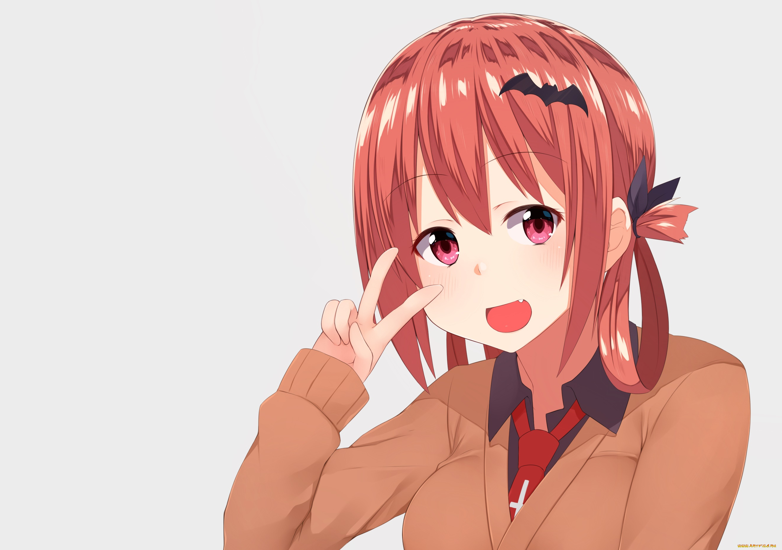 аниме, gabriel, dropout, девушка, фон, взгляд