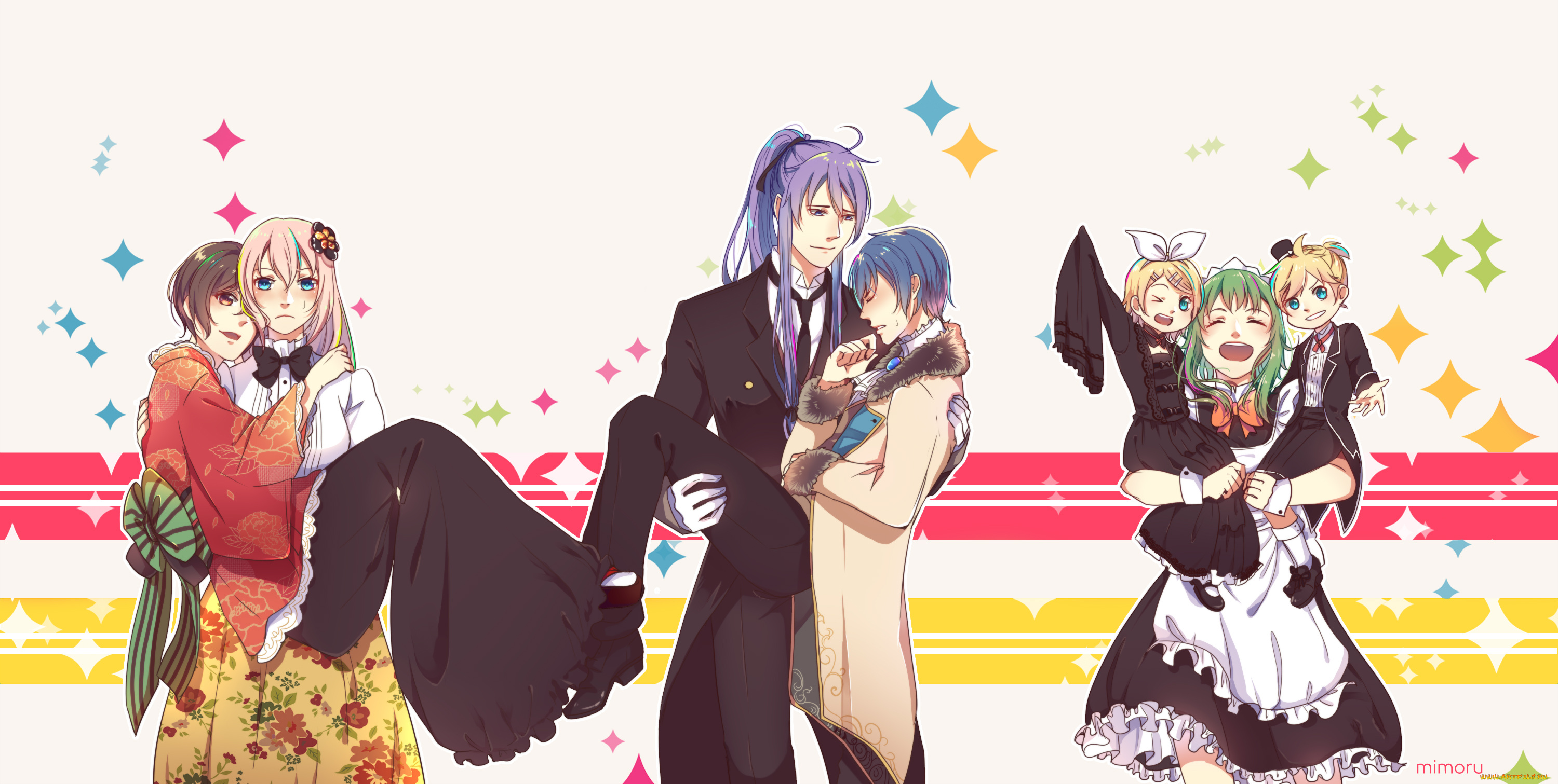 аниме, vocaloid, парочки