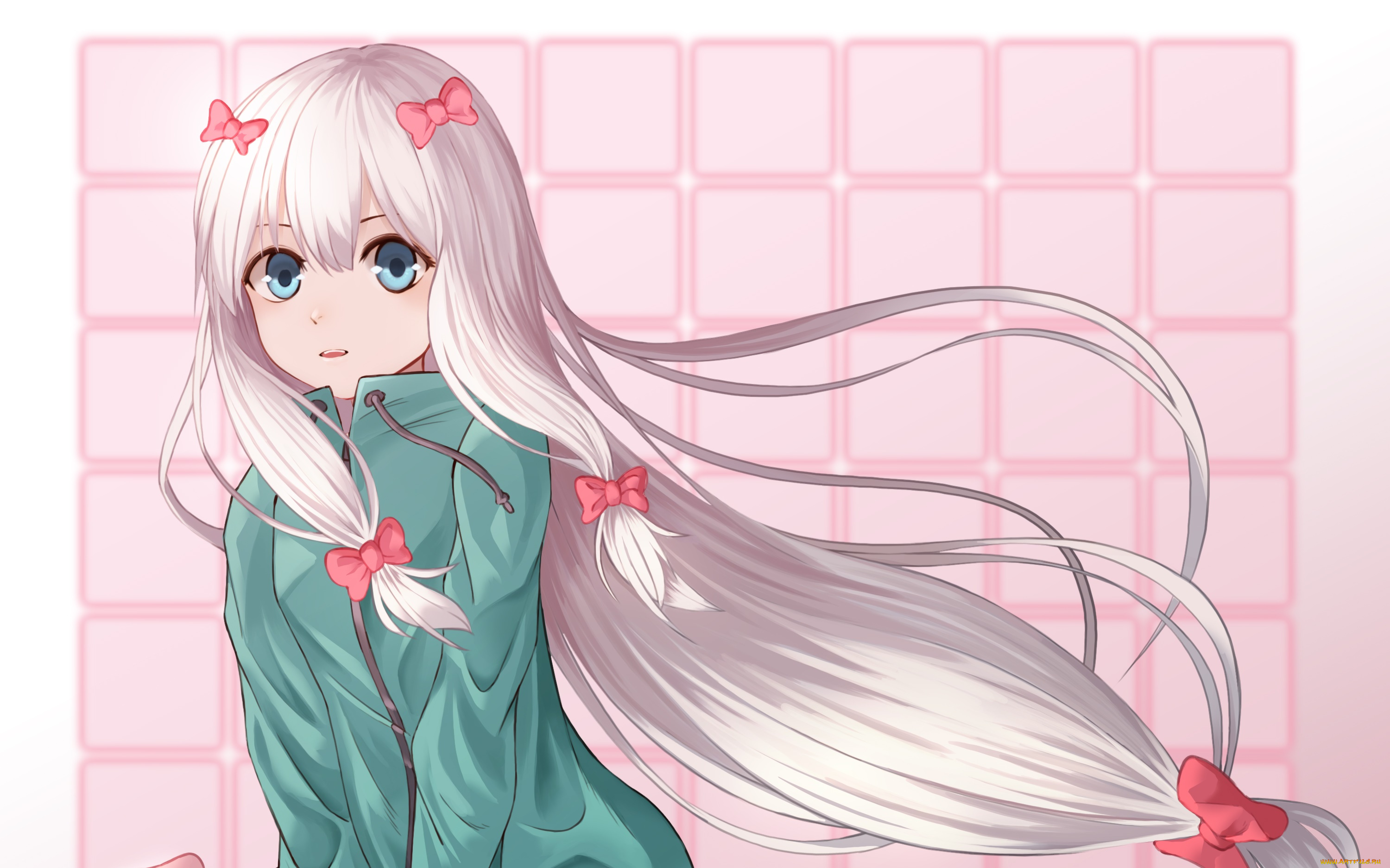 аниме, eromanga-sensei, девушка, взгляд, фон