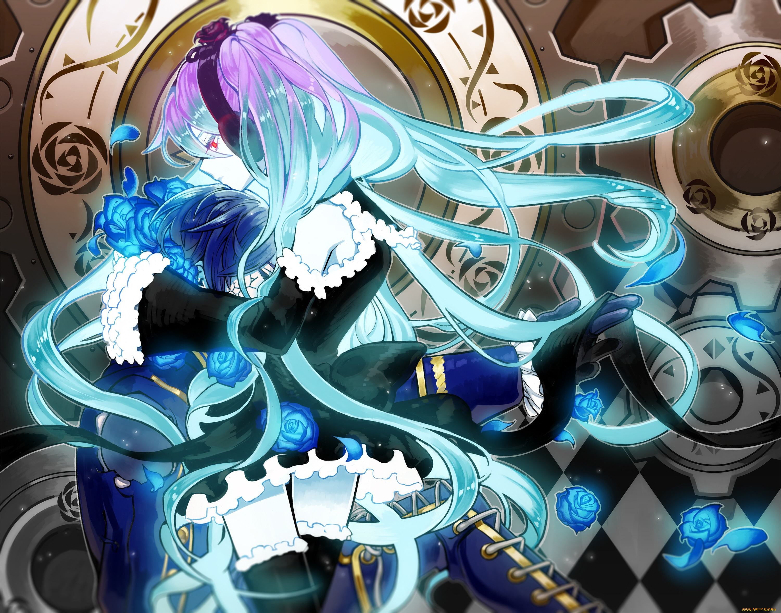 аниме, vocaloid, пара