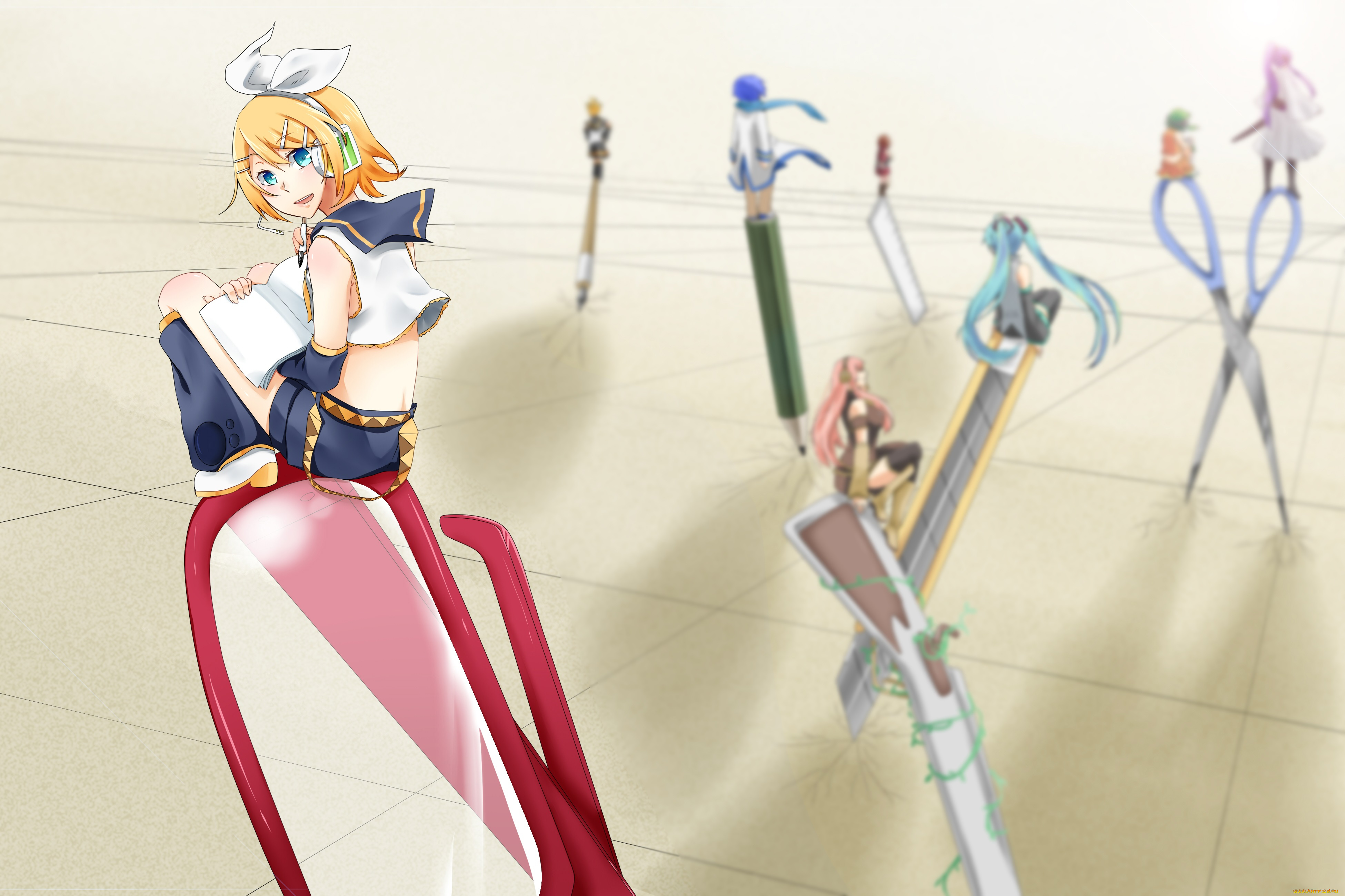 аниме, vocaloid, персонажи