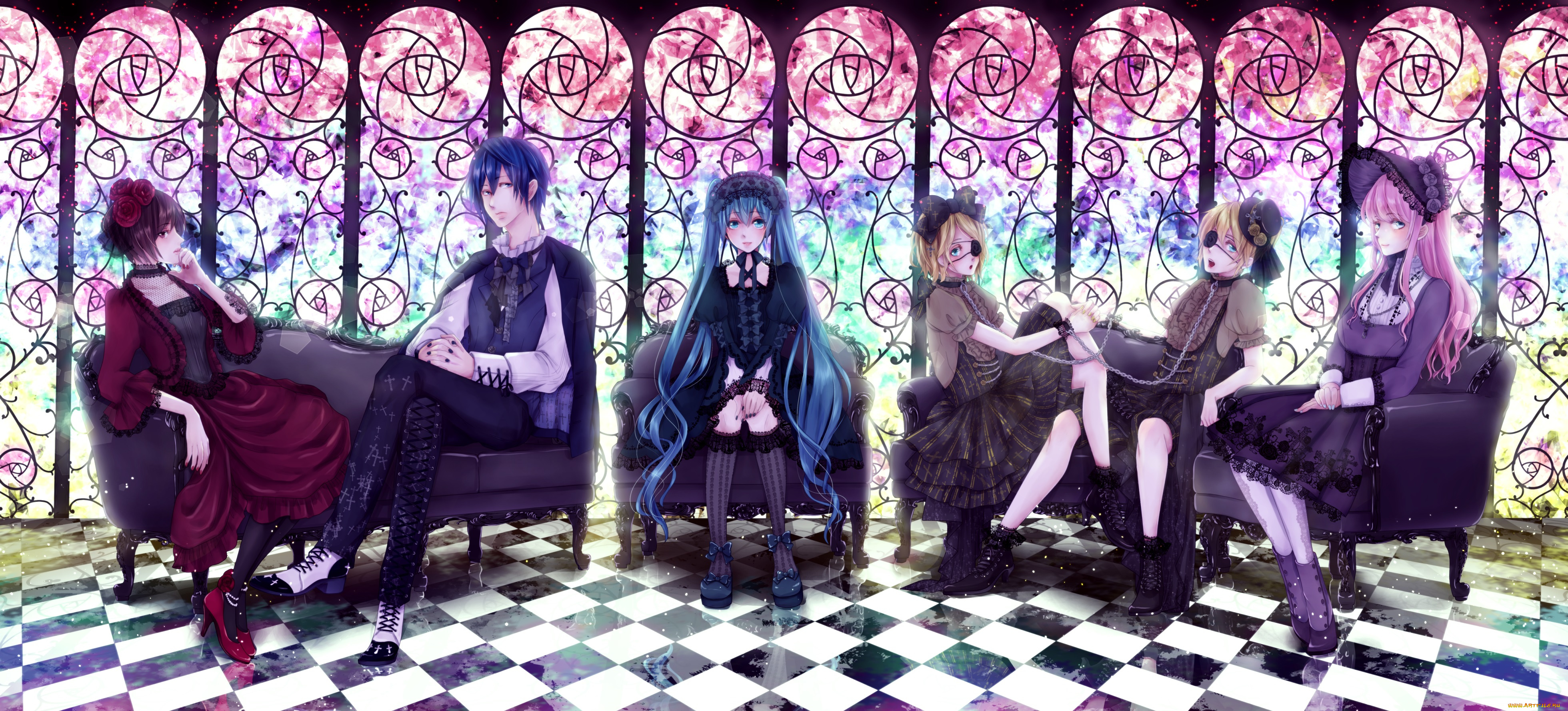 аниме, vocaloid, персонажи