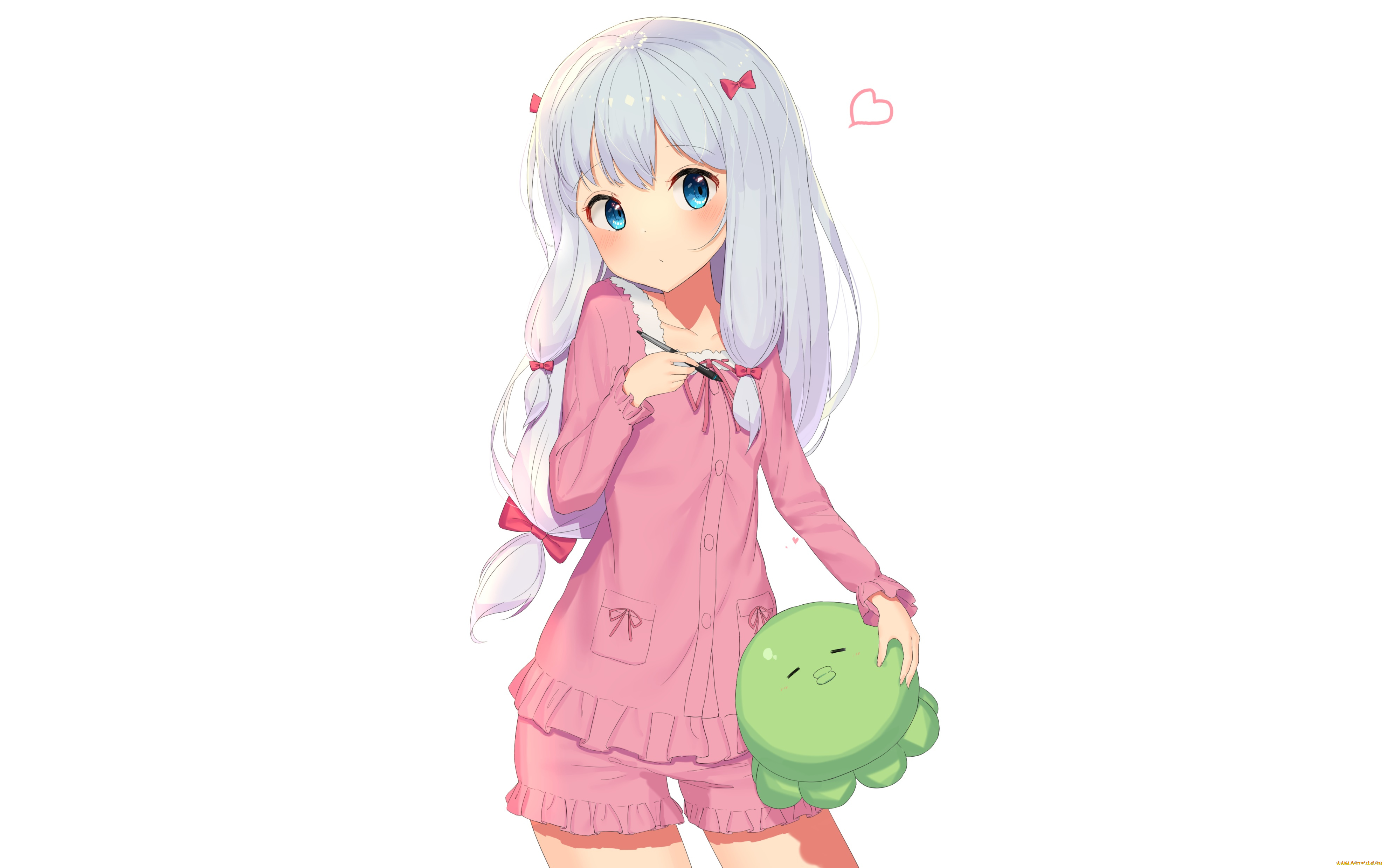 аниме, eromanga-sensei, фон, взгляд, девушка