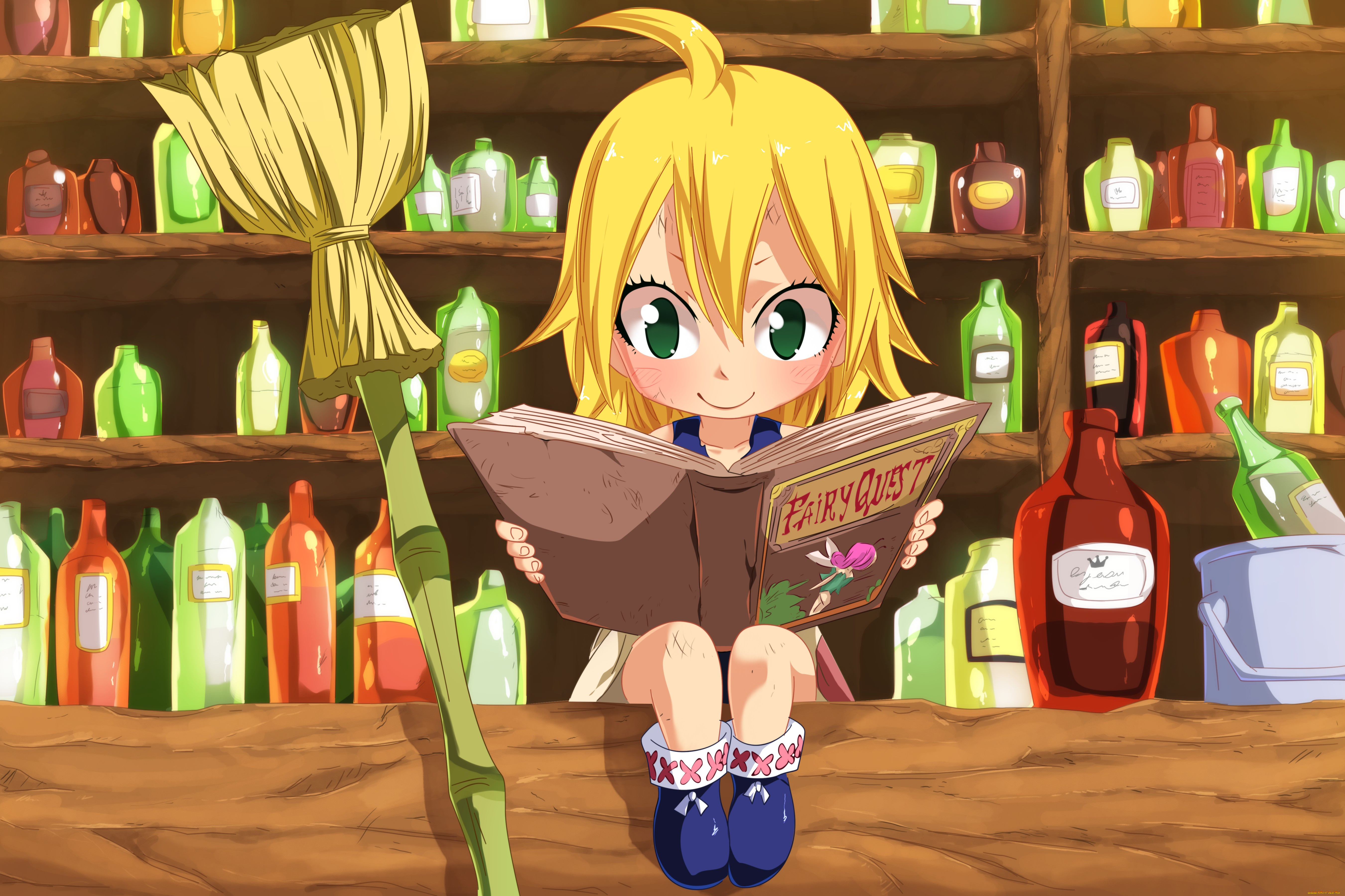 аниме, fairy, tail, mavis, vermillion