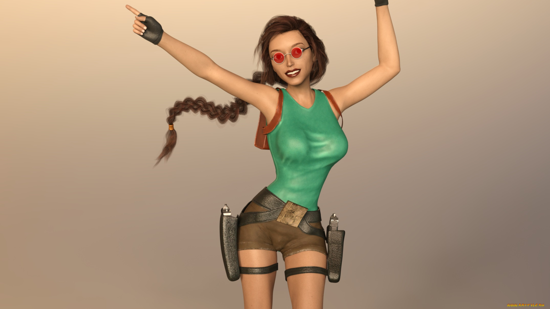 3д, графика, фантазия, , fantasy, девушка, взгляд, фон