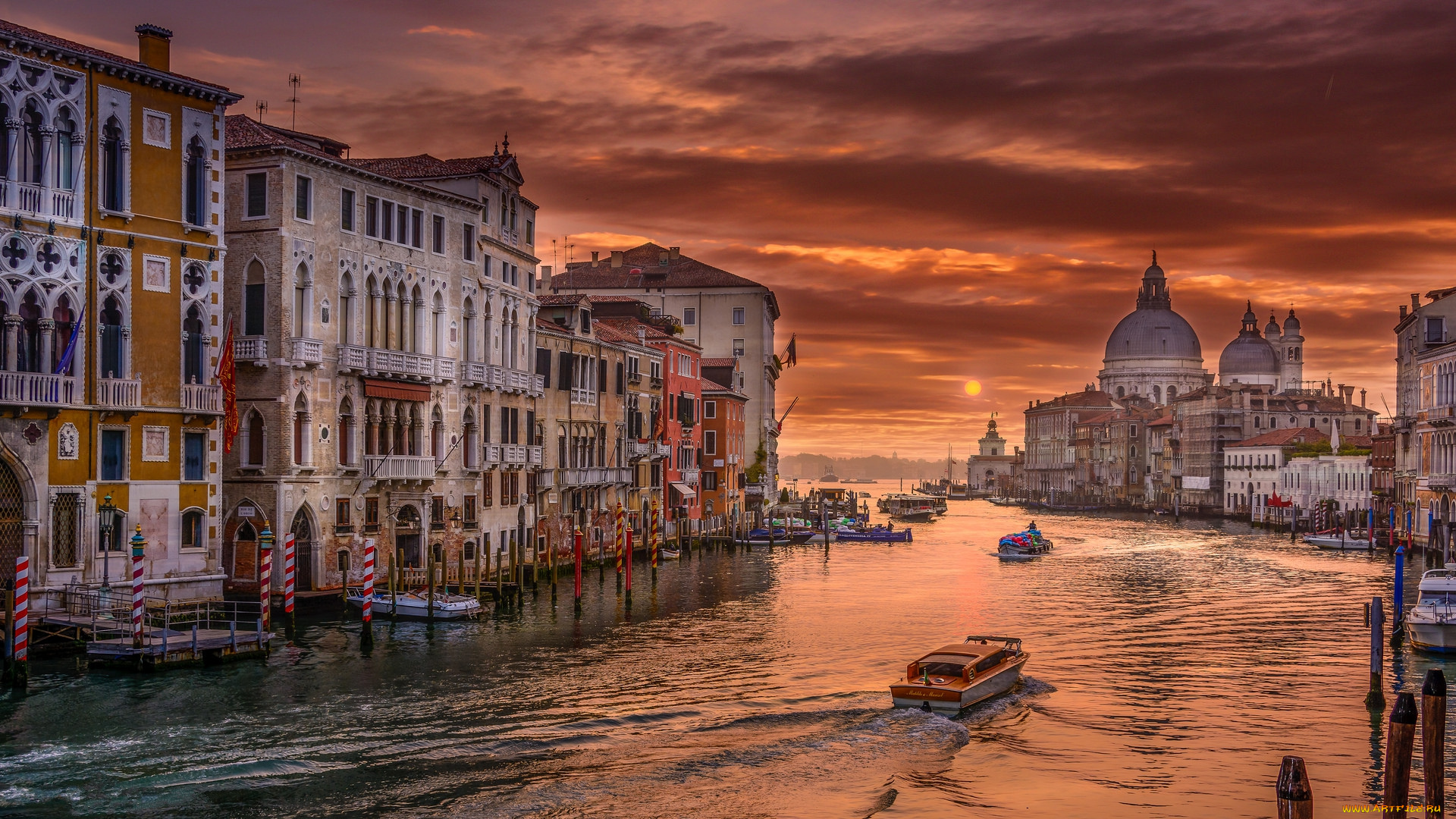 города, венеция, , италия, простор
