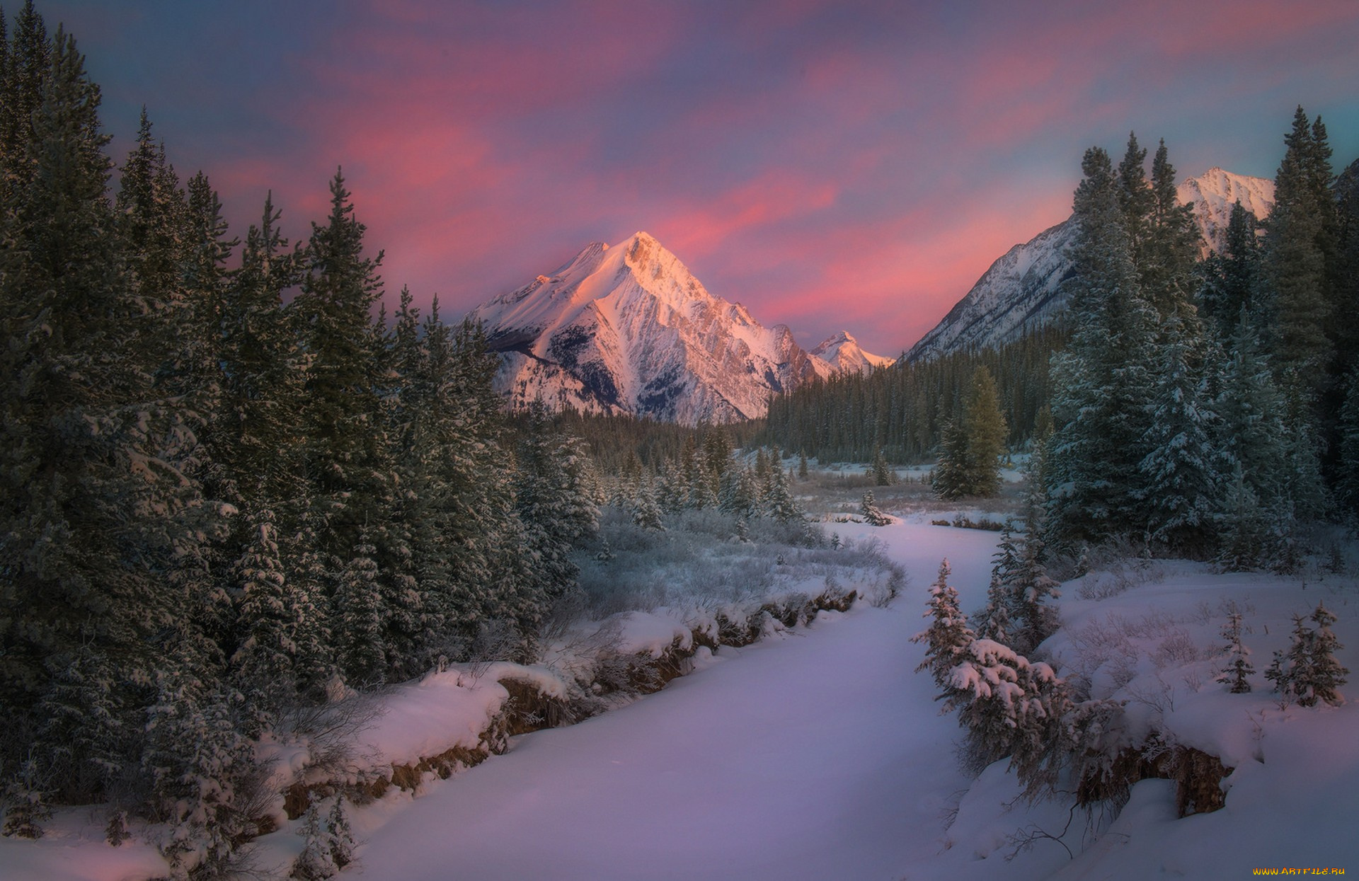 природа, горы, простор