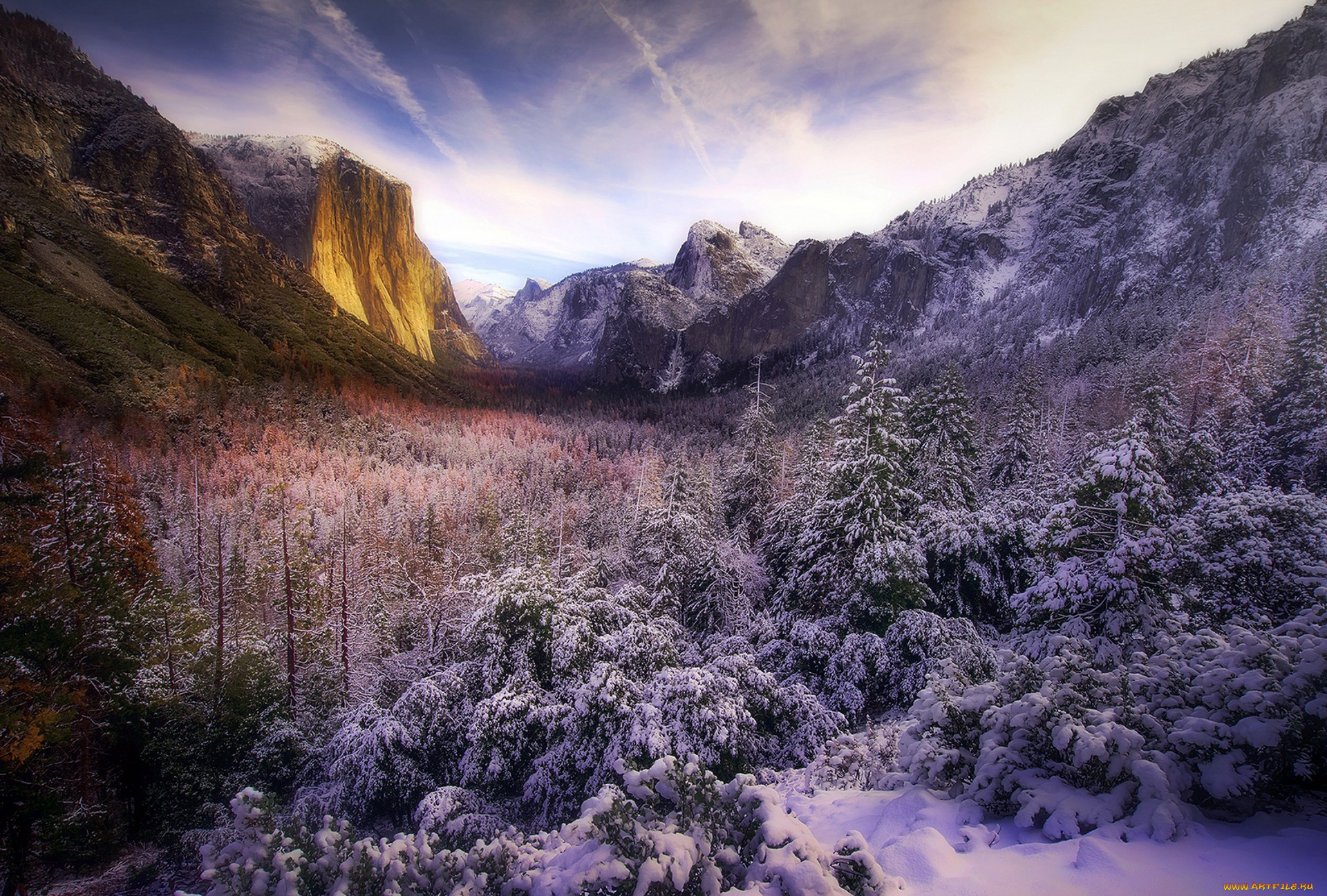 природа, горы, простор