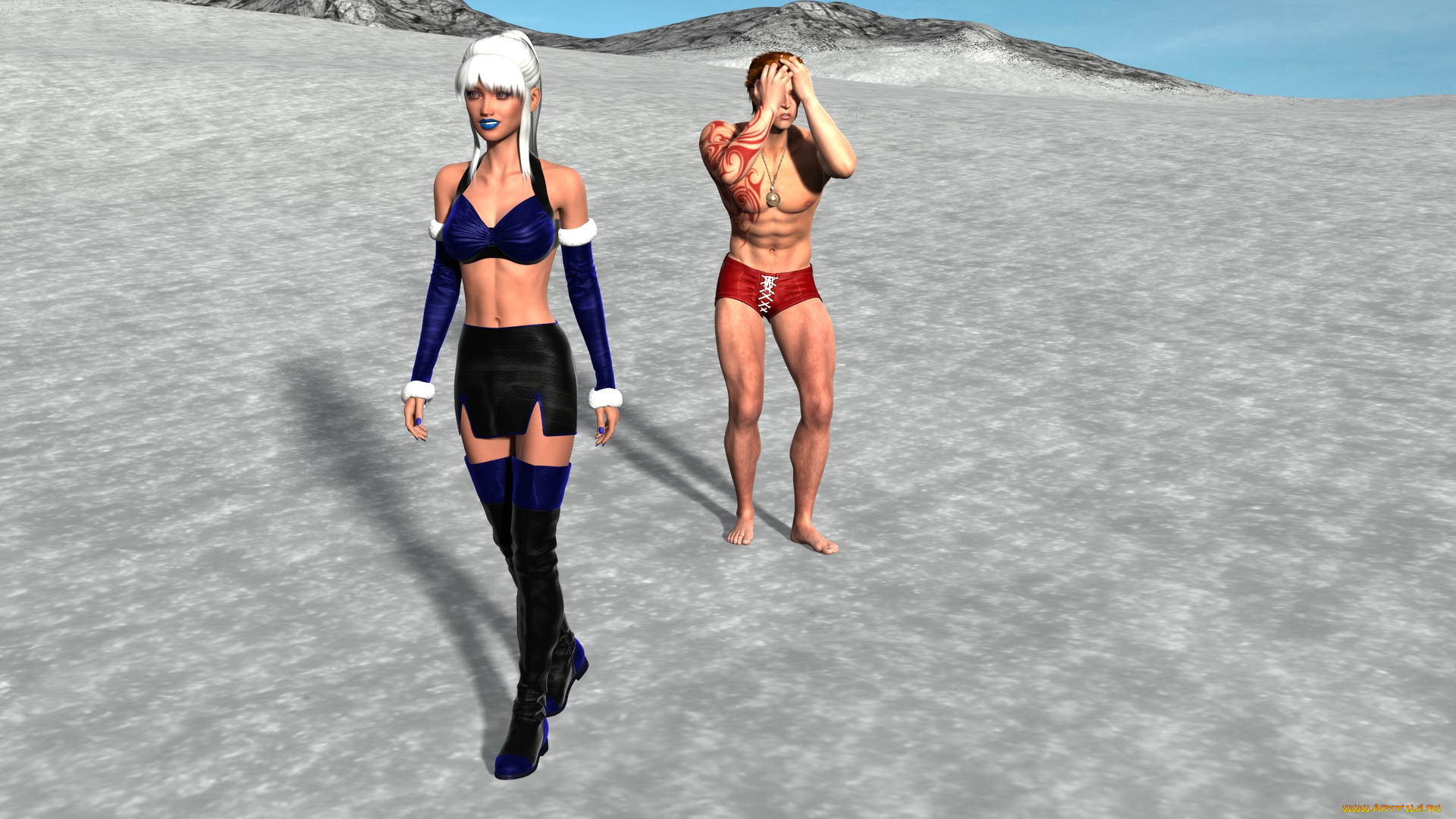 3д, графика, люди, , people, фон, взгляд, девушка