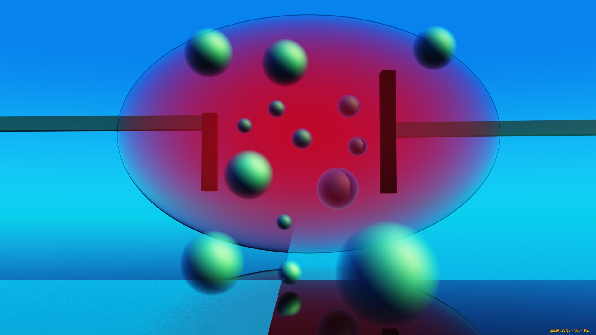 3д, графика, шары, , balls, шары, фон