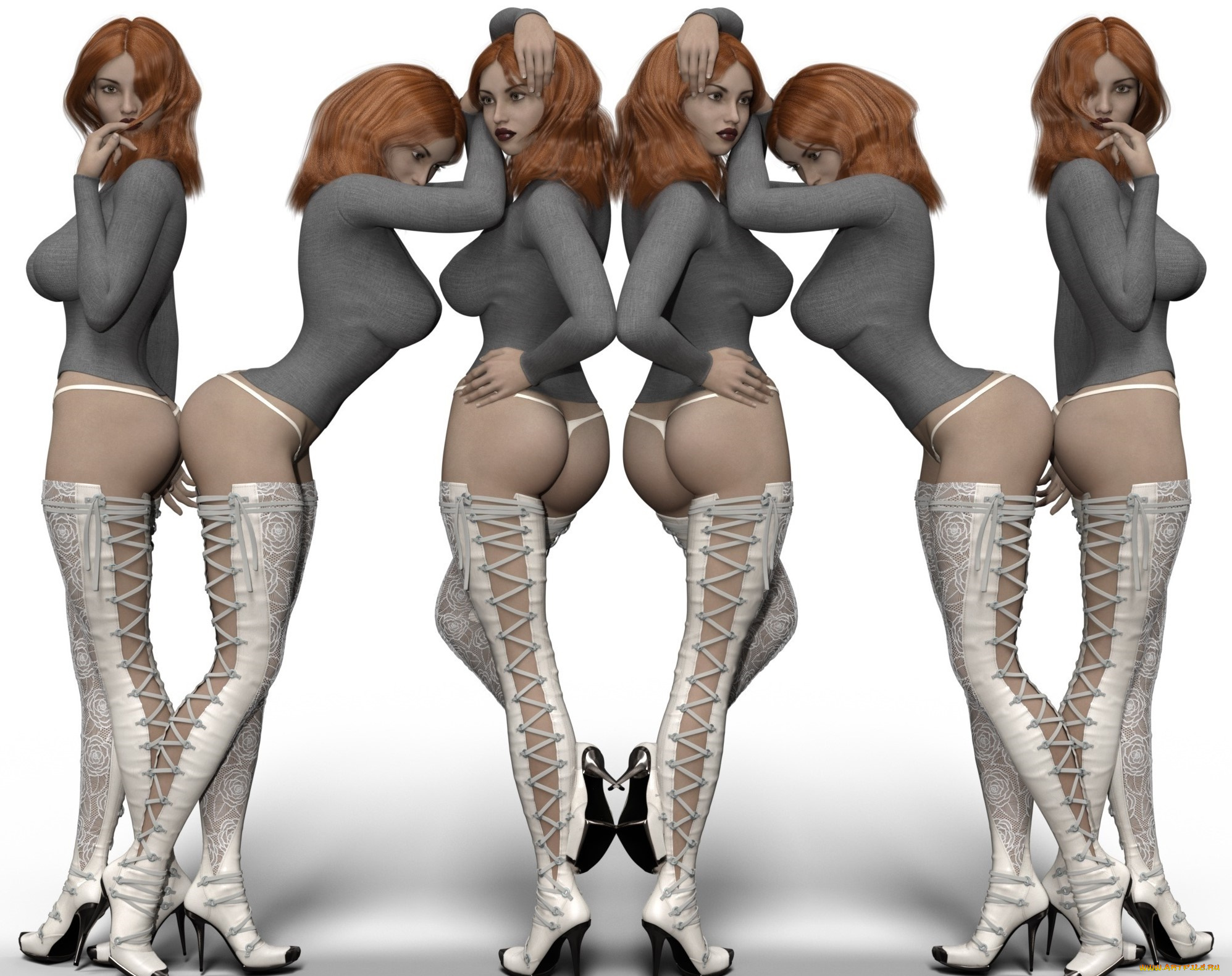 3д, графика, люди, , people, фон, взгляд, девушки