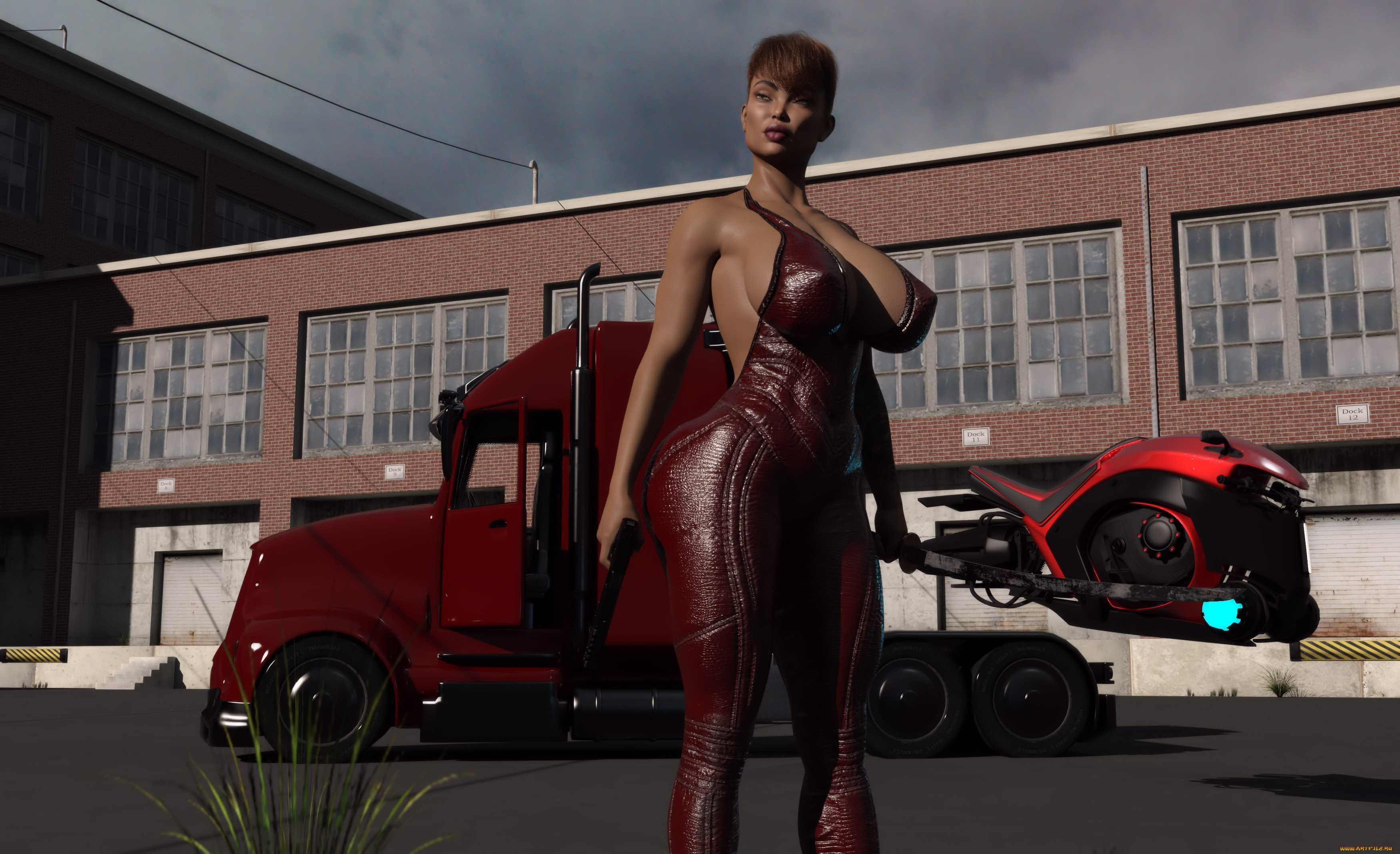 3д, графика, люди, , people, девушка, фон, взгляд