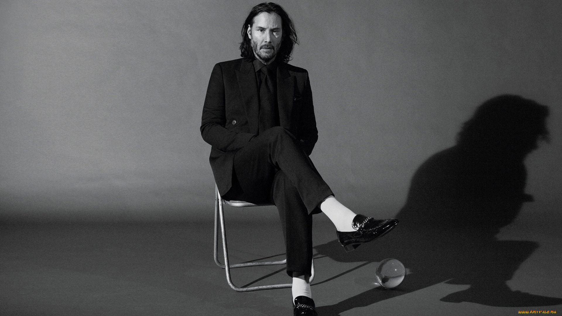 мужчины, keanu, reeves, киану, ривз, канадский, актер, голливудская, звезда, фотосессия, монохромный, мужчина