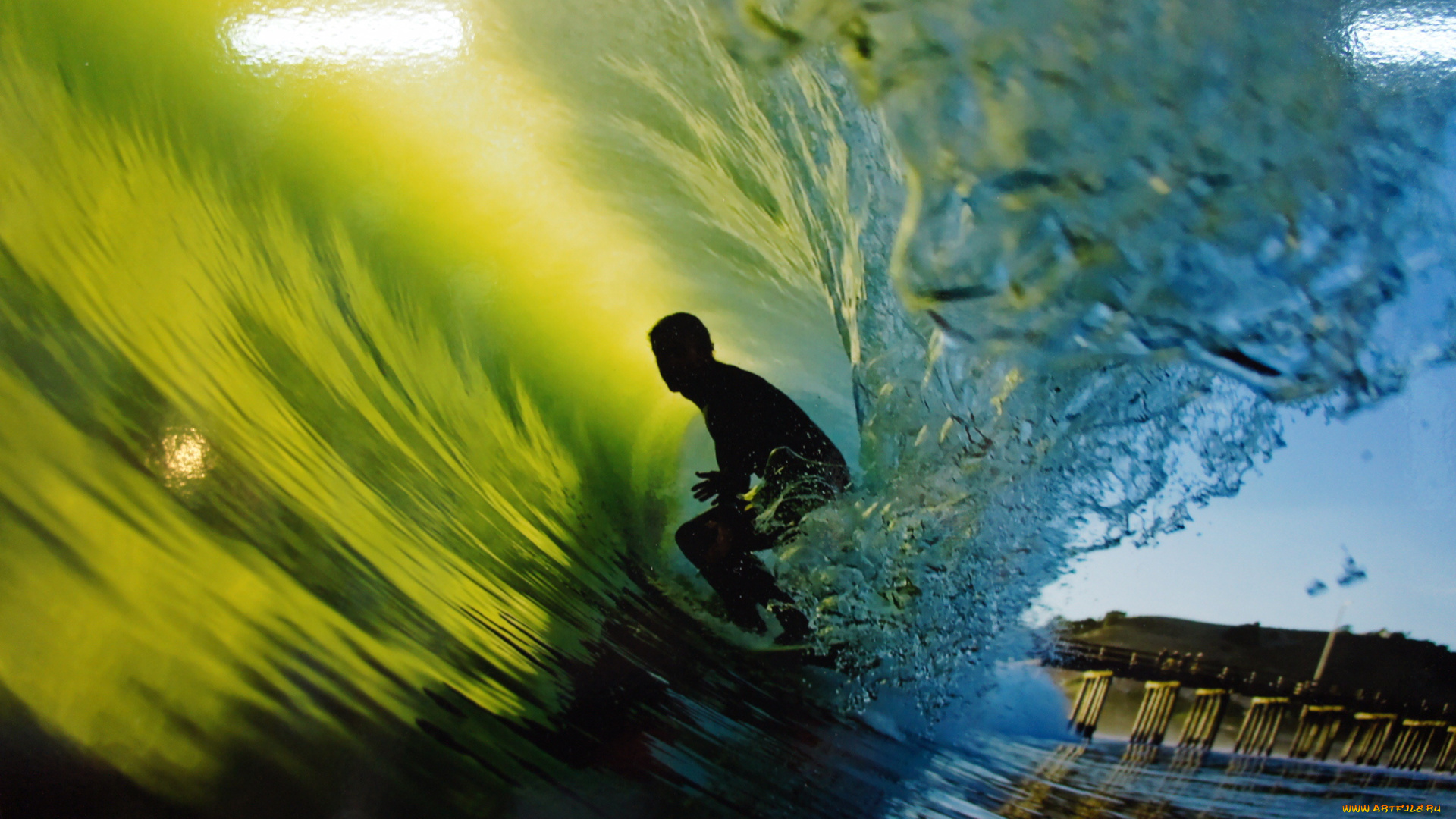 спорт, серфинг, волна, серфер, гребень