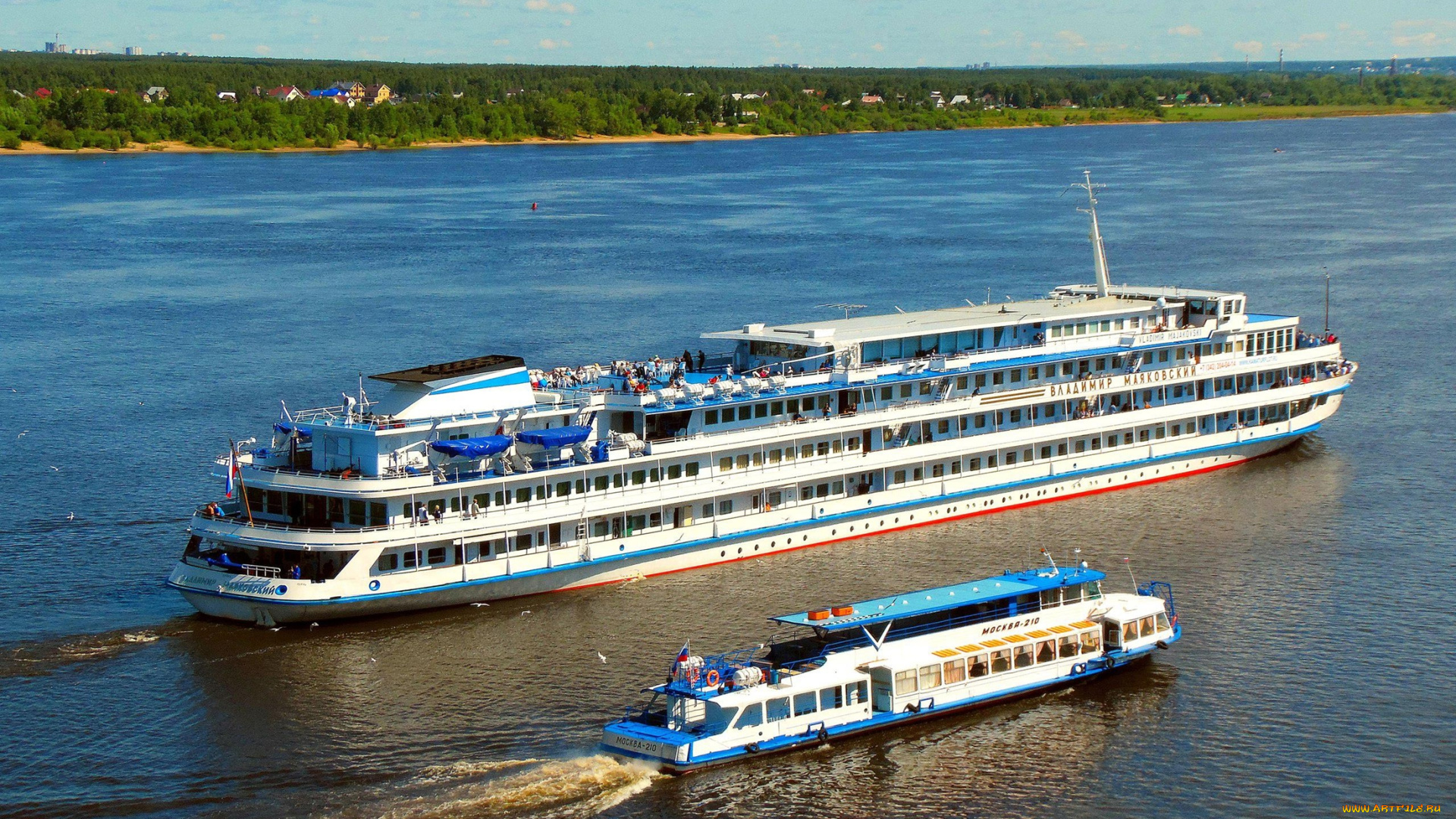 владимир, маяковский, корабли, теплоходы, владимир, маяковский, теплоход, река, круиз, россия