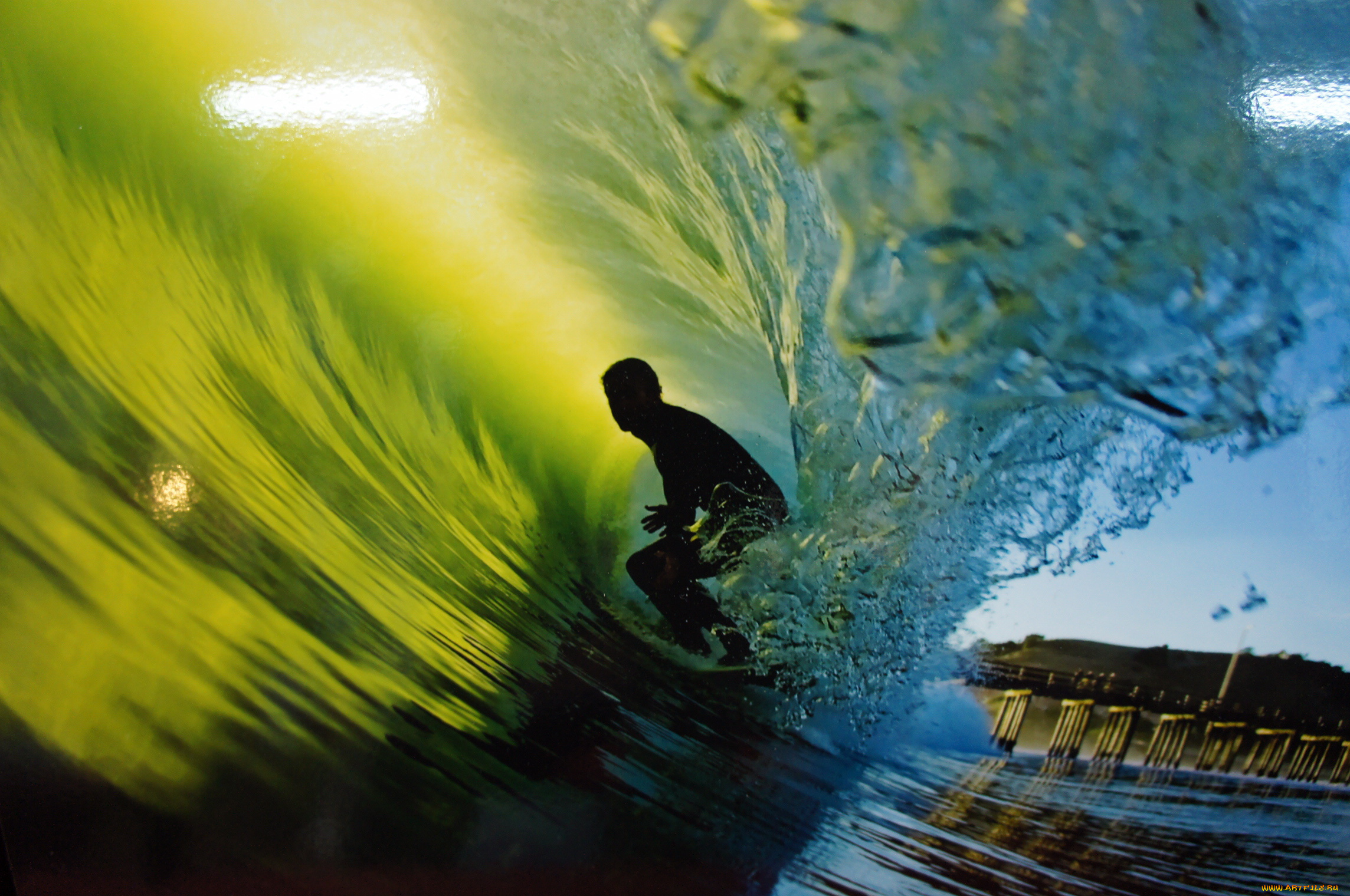 спорт, серфинг, волна, серфер, гребень