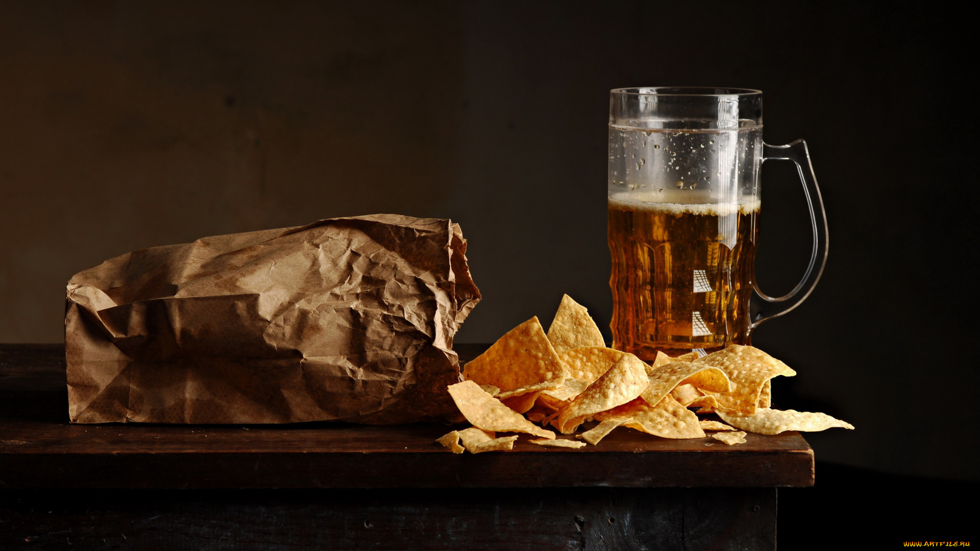 еда, напитки, , пиво, чипсы, пиво, бокал