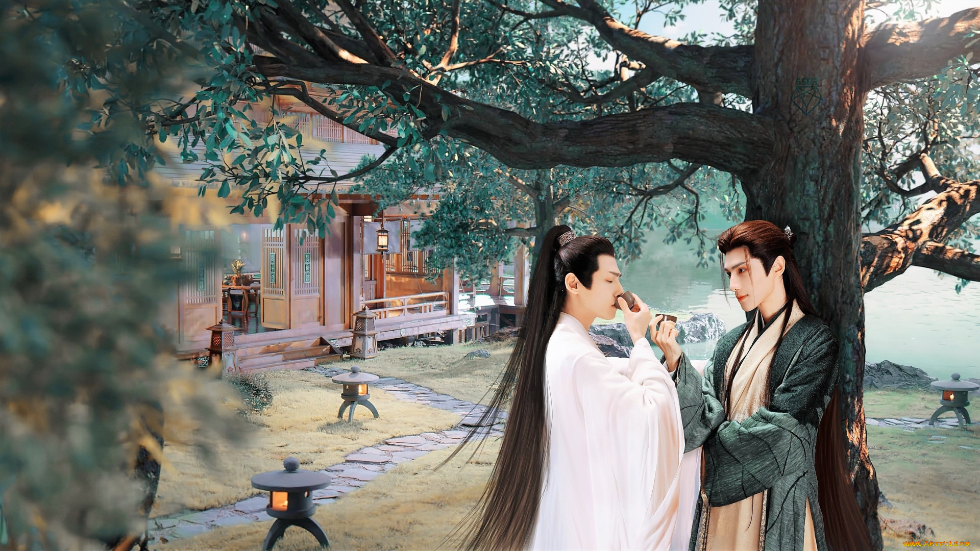 and, the, winner, is, love, кино, фильмы, -unknown, , другое, мужчины, чашки, дерево, дом