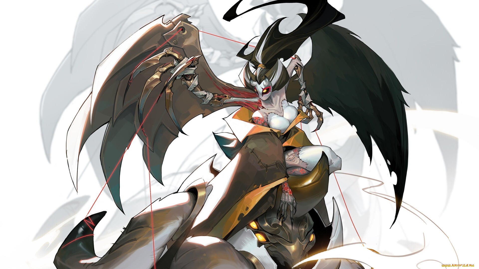 аниме, оружие, , техника, , технологии, существо, крылья