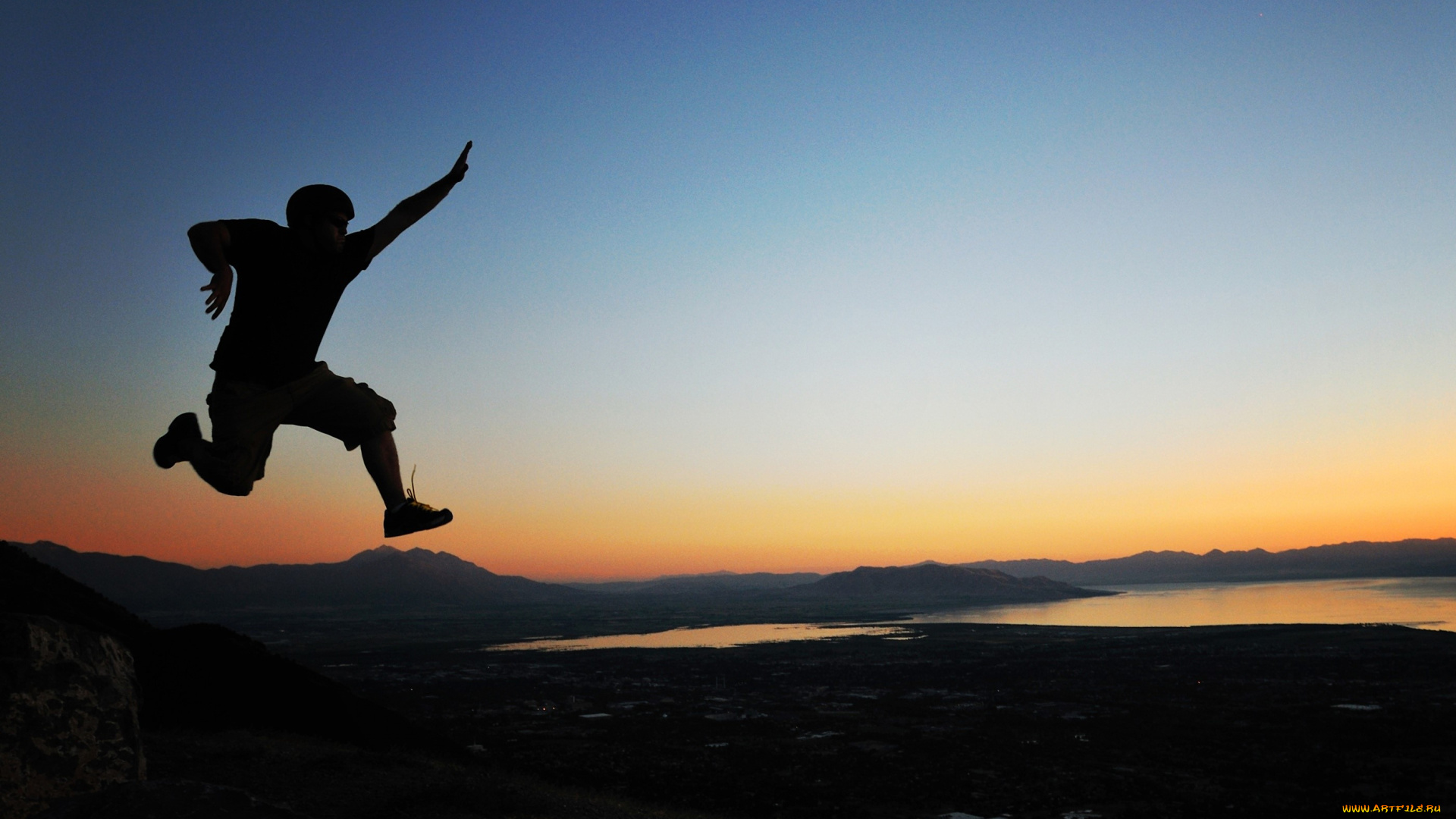 мужчины, -unsort, человек, прыжок