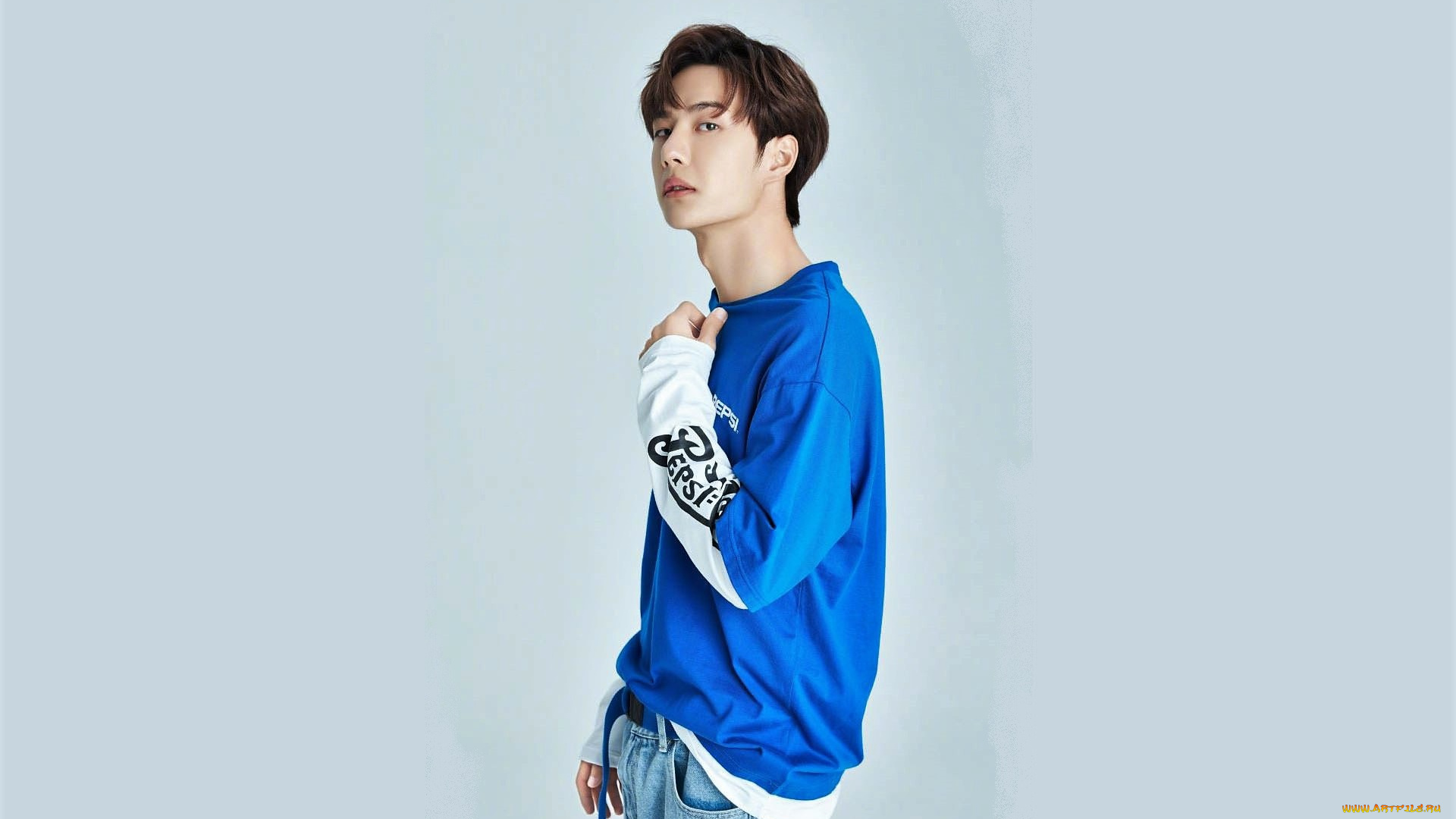 мужчины, wang, yi, bo, актер, певец, свитер, джинсы