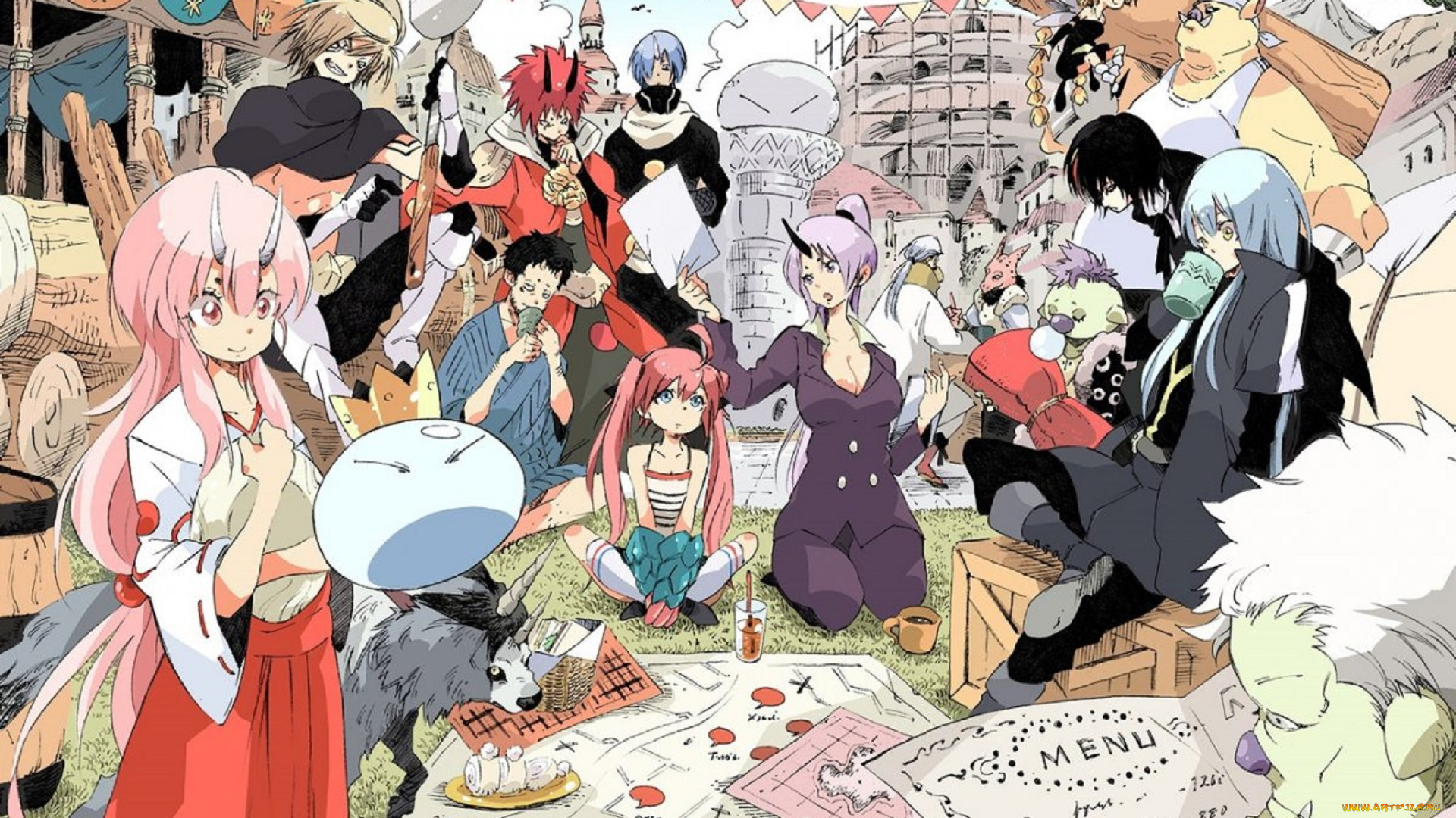 о, моём, перерождении, в, слизь, аниме, tensei, shitara, slime, datta, ken, tensei, shitara, datta, ken