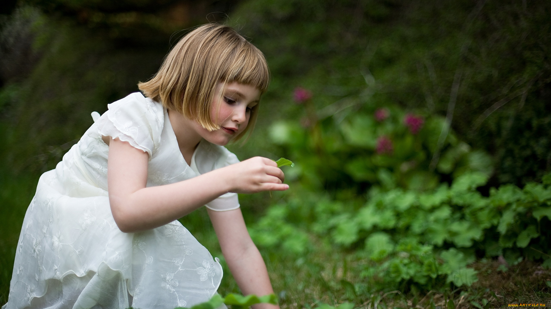 разное, люди, девочка, листок