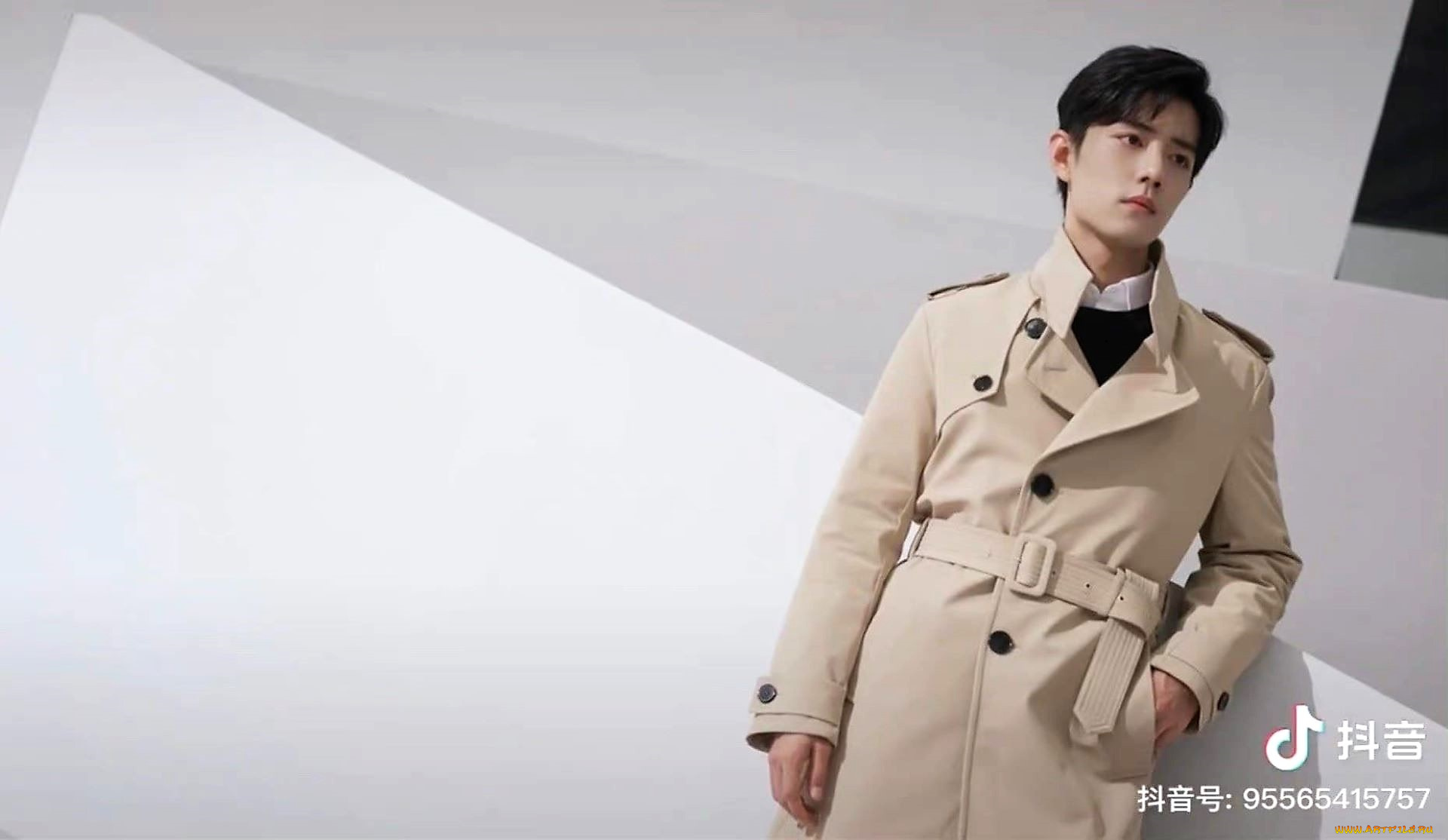 мужчины, xiao, zhan, актер, пальто