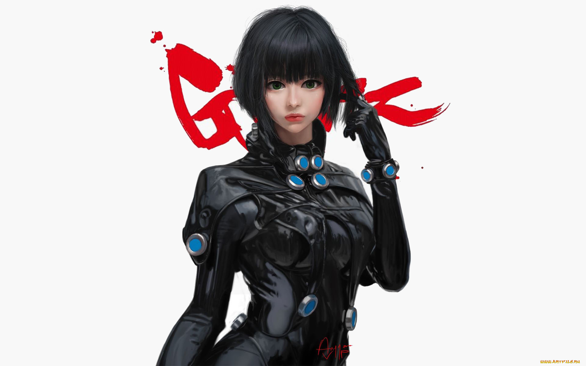аниме, gantz, девушка