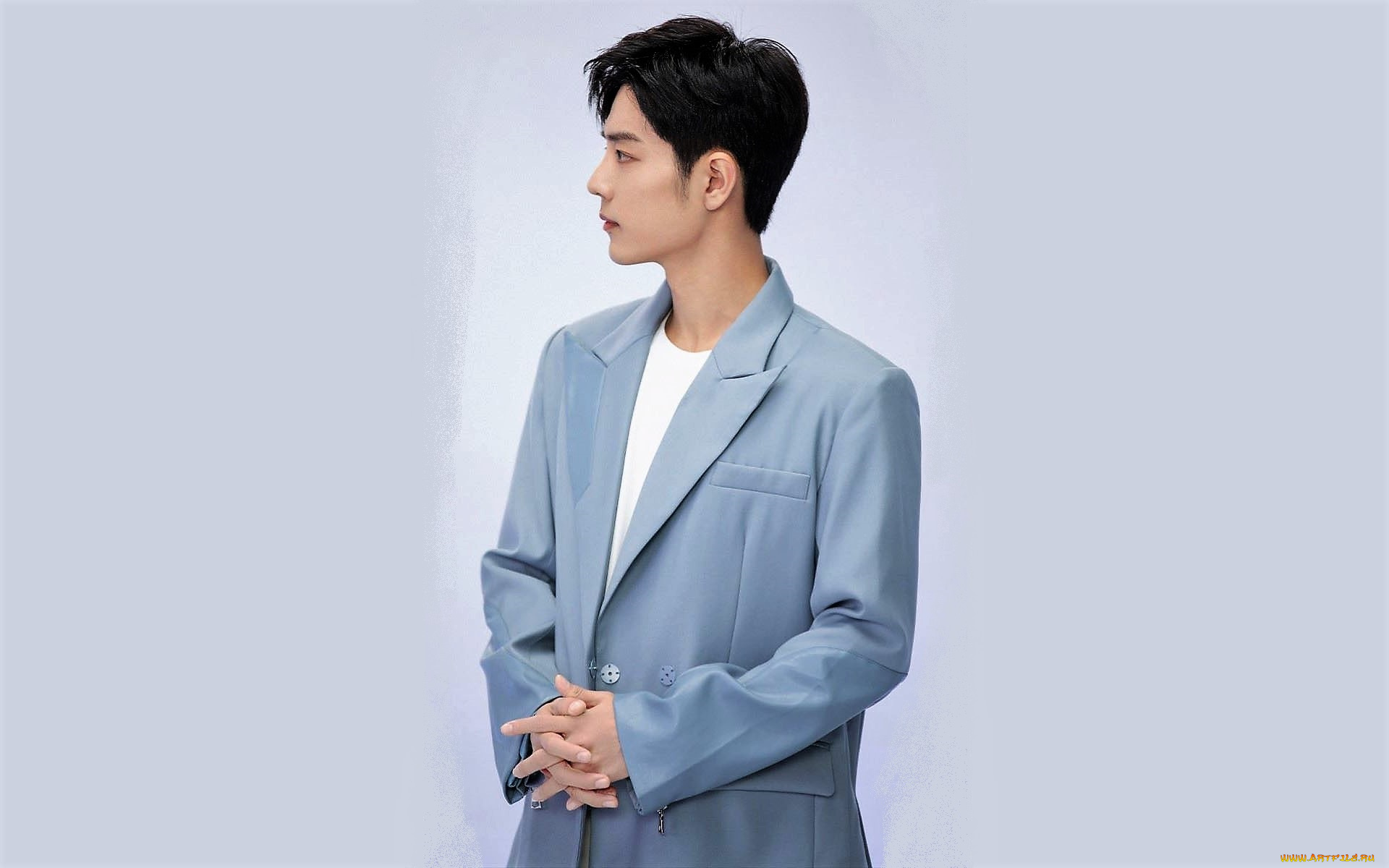 мужчины, xiao, zhan, актер, певец, пиджак